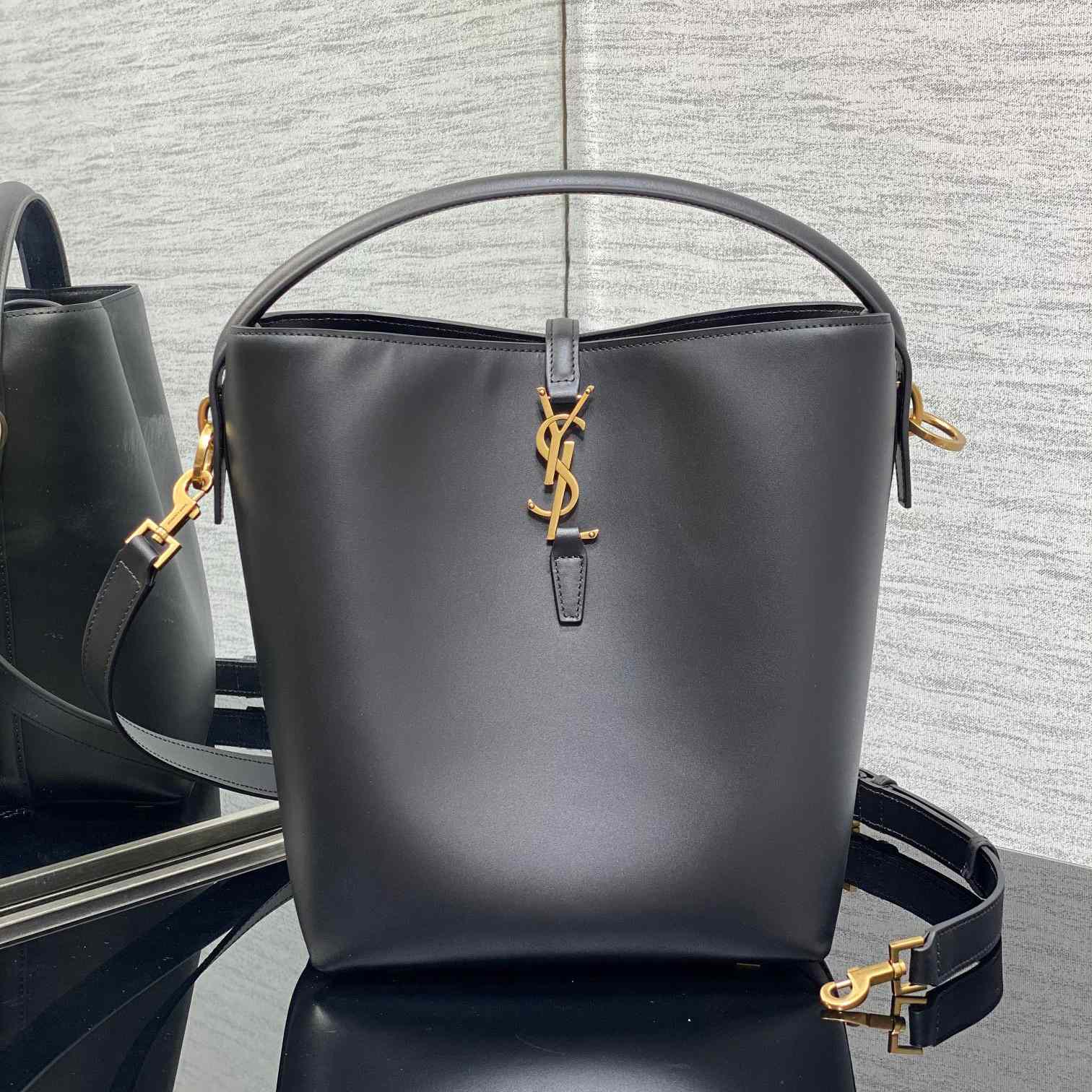Saint Laurent Le 37 In Shiny Leather - PerfectKickZ