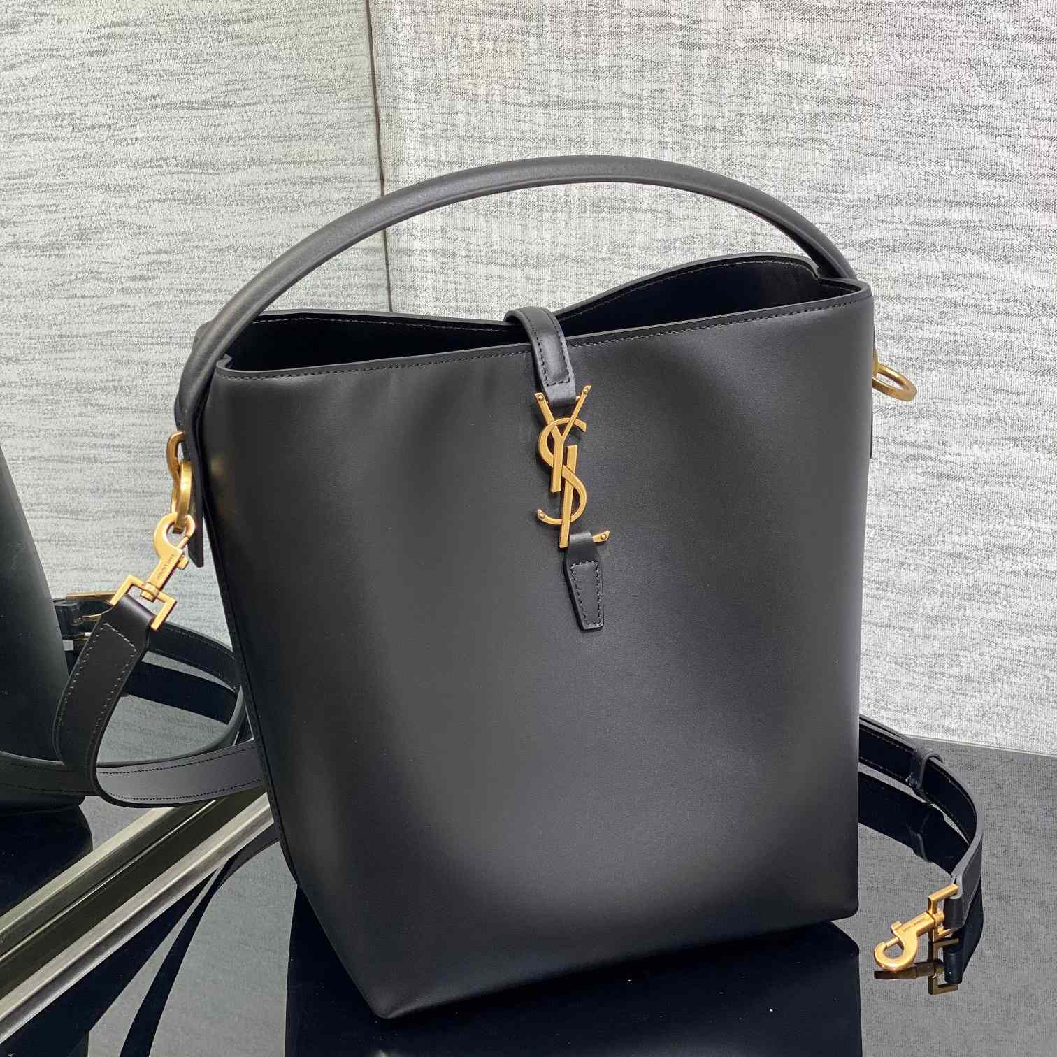Saint Laurent Le 37 In Shiny Leather - PerfectKickZ