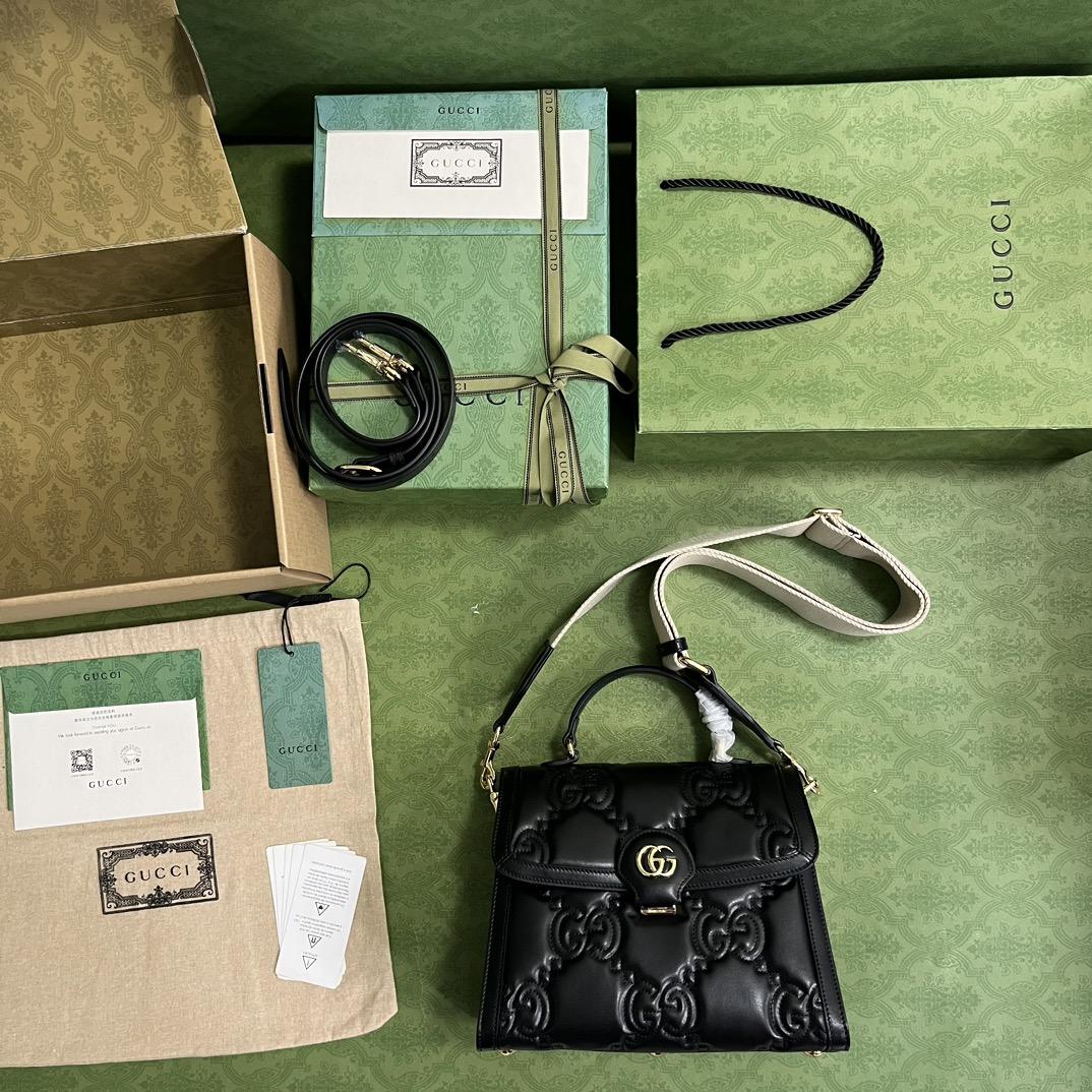 Gucci GG Matelasse Handbag (25.5x 20.5x 12.5cm) - PerfectKickZ