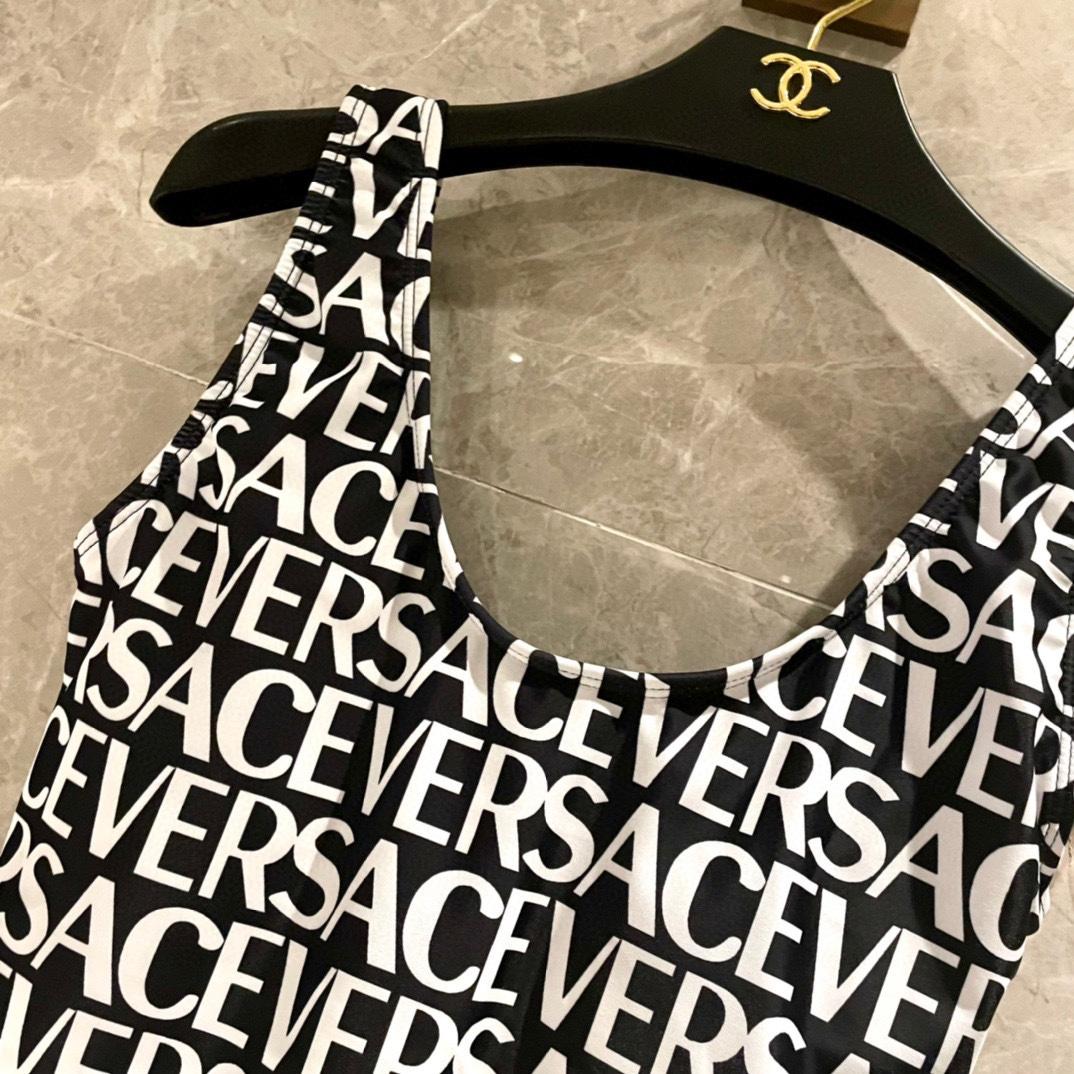 Versace Allover One-Piece Swimsuit - PerfectKickZ