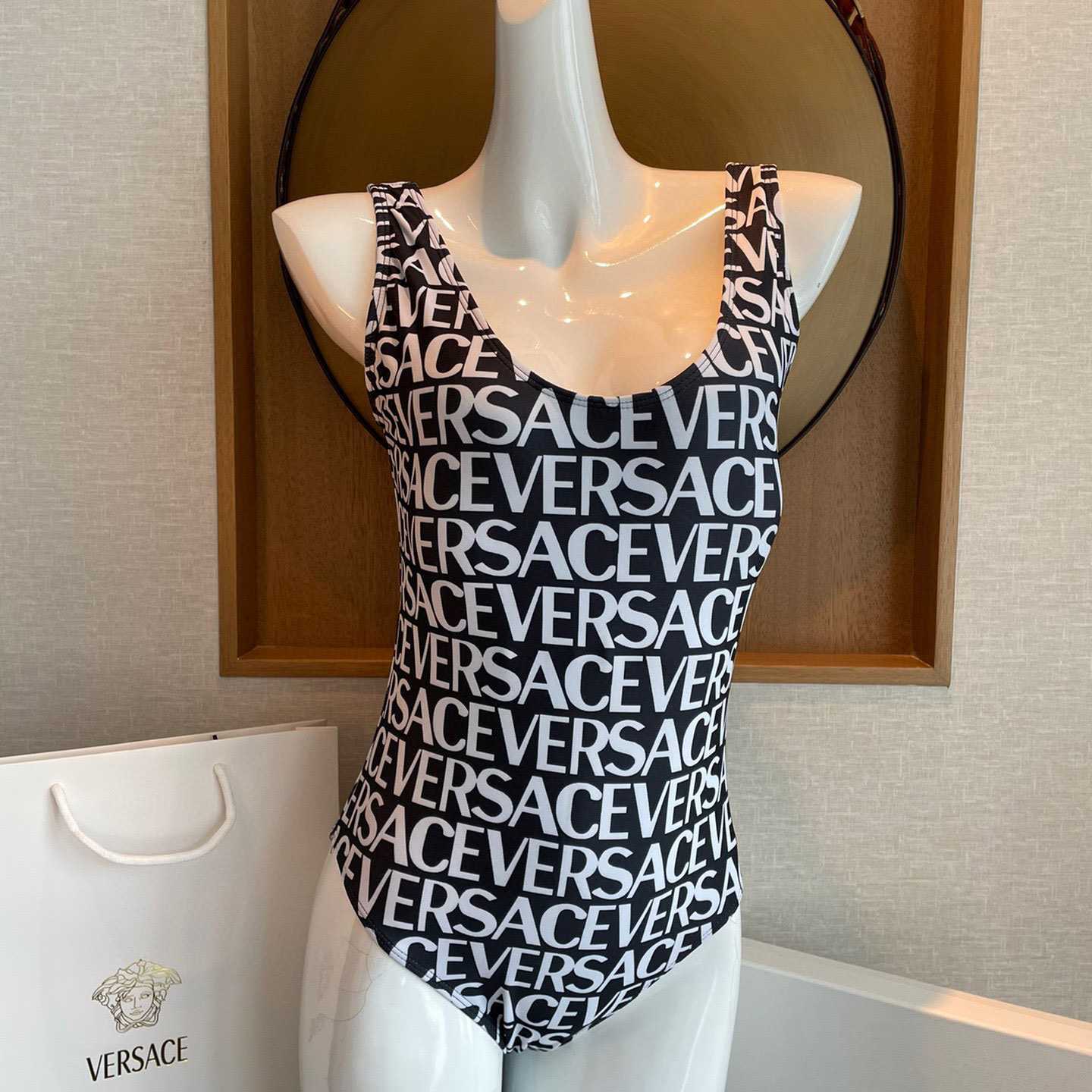 Versace Allover One-Piece Swimsuit - PerfectKickZ