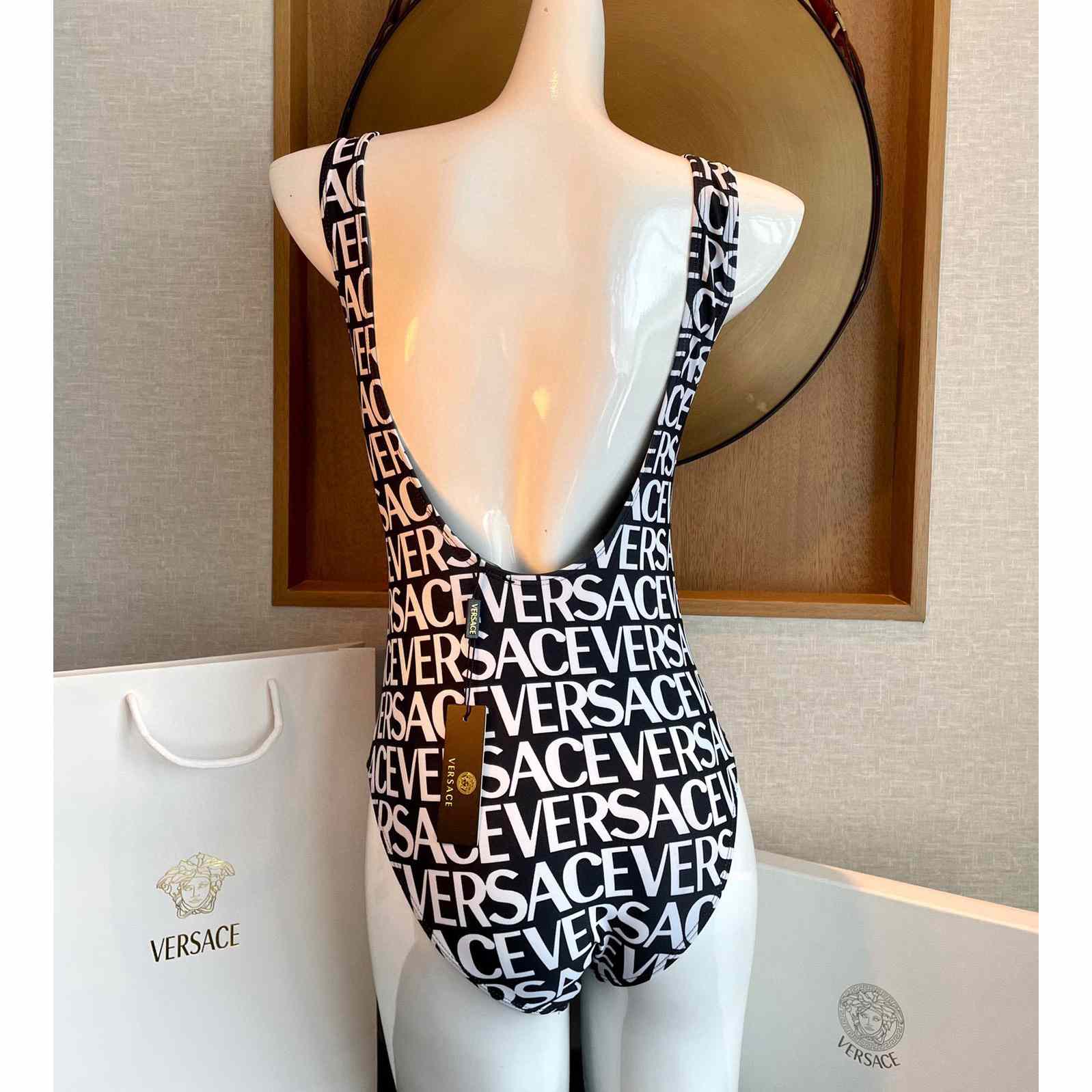Versace Allover One-Piece Swimsuit - PerfectKickZ