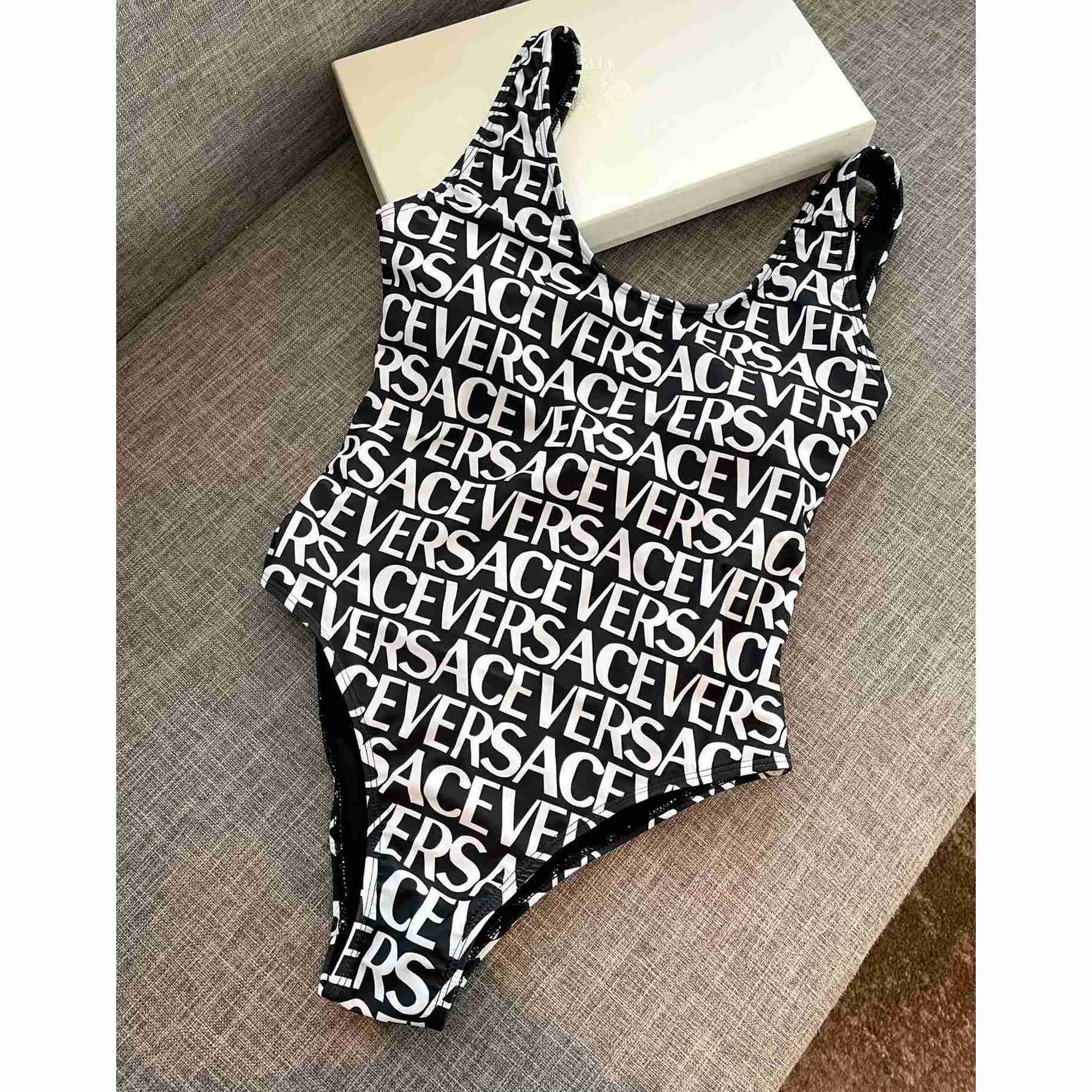 Versace Allover One-Piece Swimsuit - PerfectKickZ