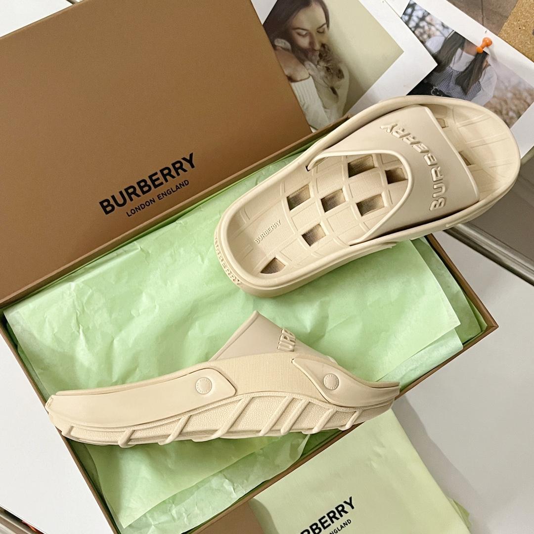 Burberry Bucklow logo slides - PerfectKickZ