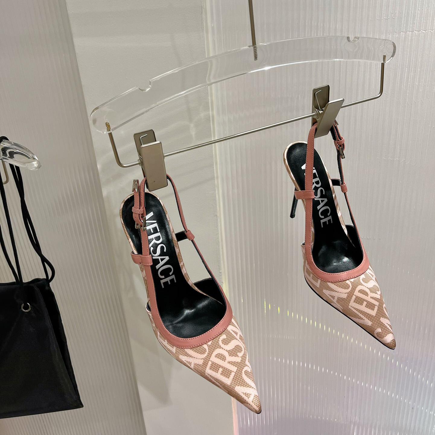 Versace Logo-jacquard 110mm Slingback Pumps - PerfectKickZ