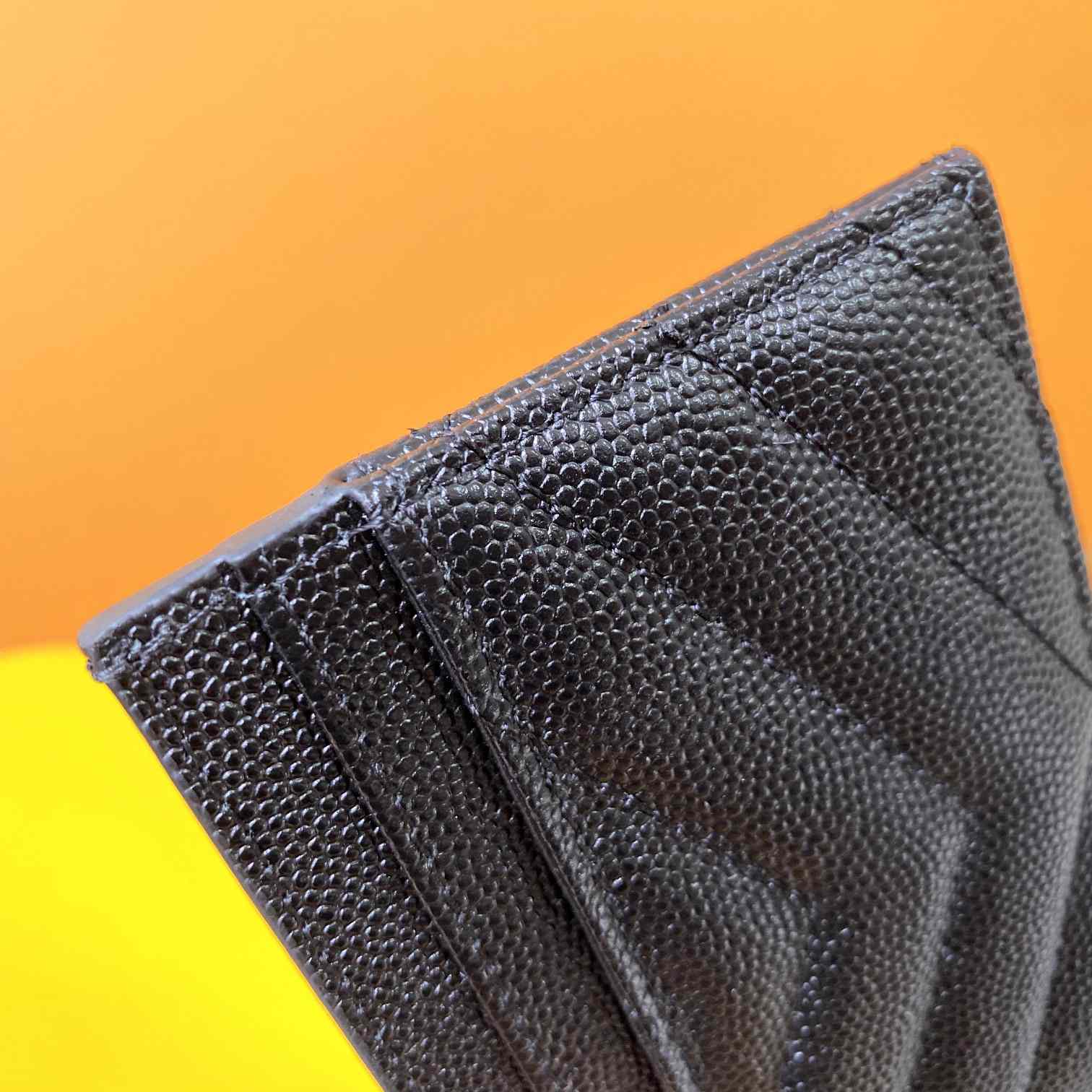 Saint Laurent Leather Card Wallet (10x7.5x0.5 cm) - PerfectKickZ