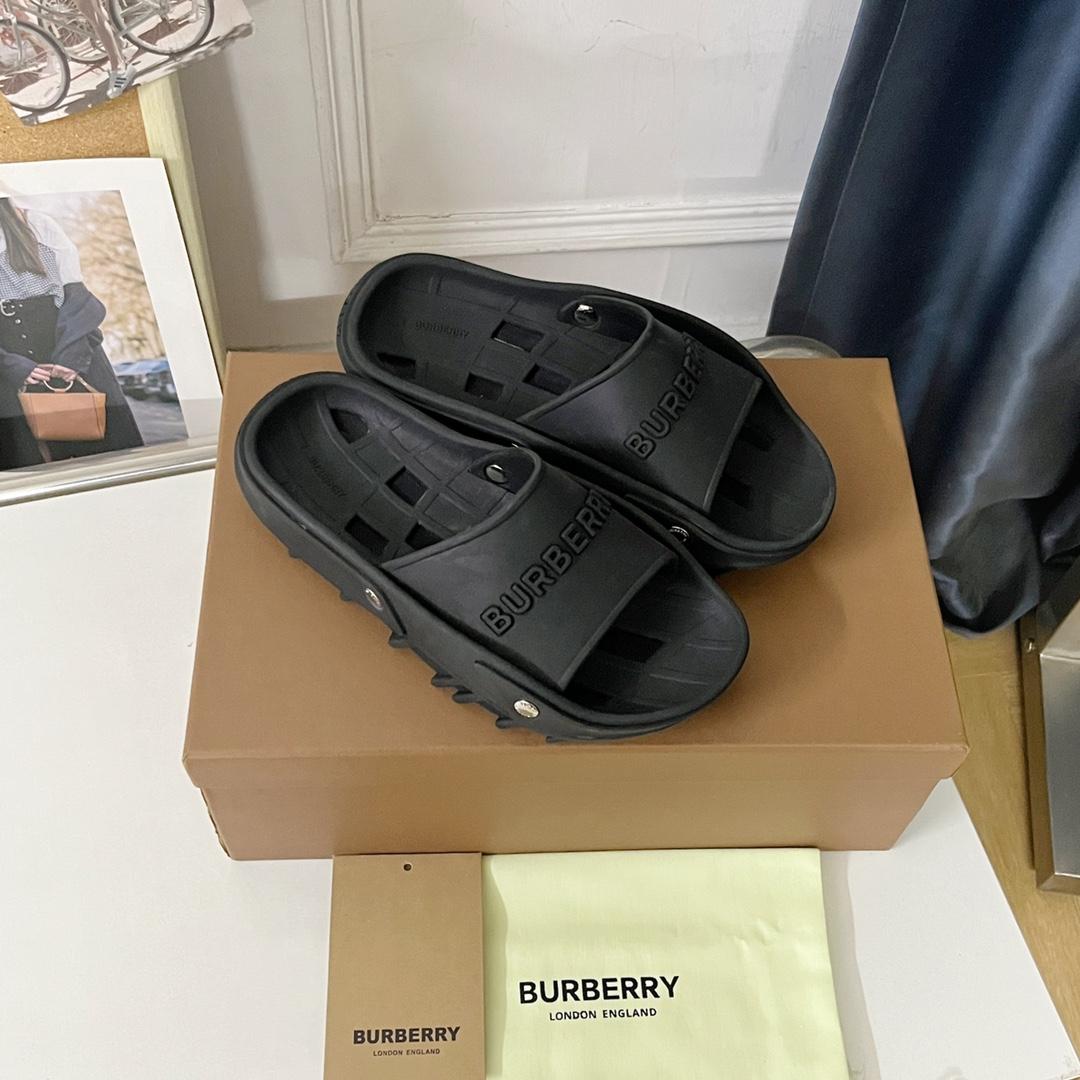Burberry Bucklow logo slides - PerfectKickZ