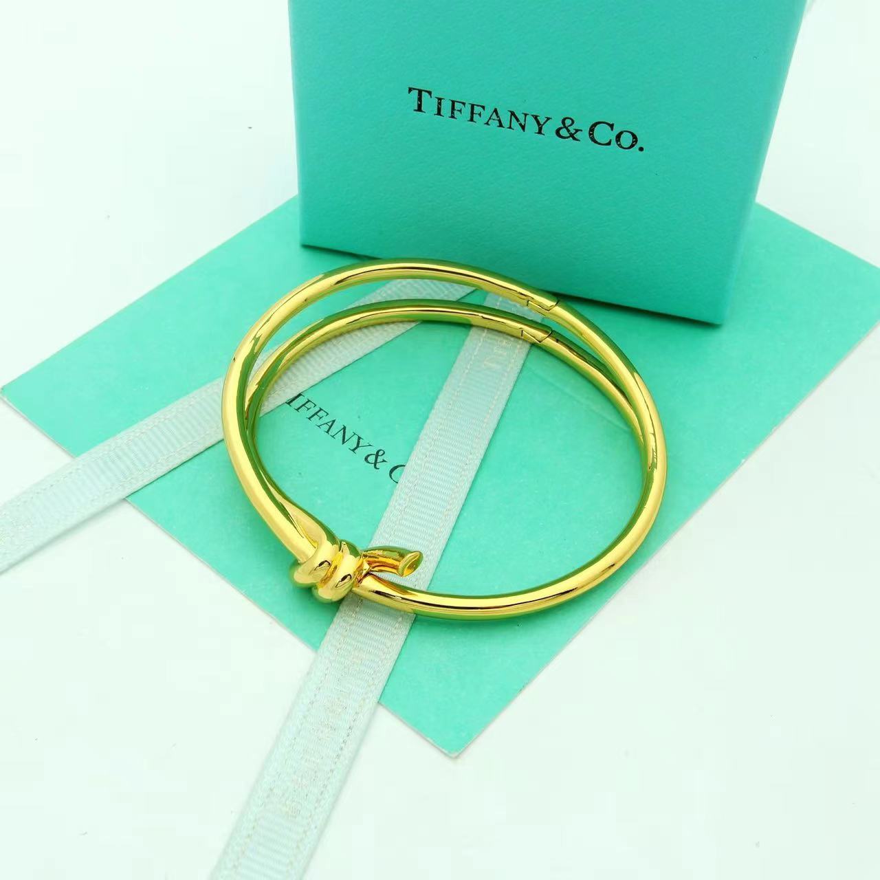 Tiffany&CO Tiffany Knot Double Row Hinged Bangle  - PerfectKickZ