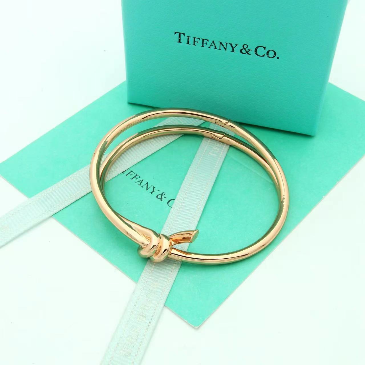 Tiffany&CO Tiffany Knot Double Row Hinged Bangle  - PerfectKickZ