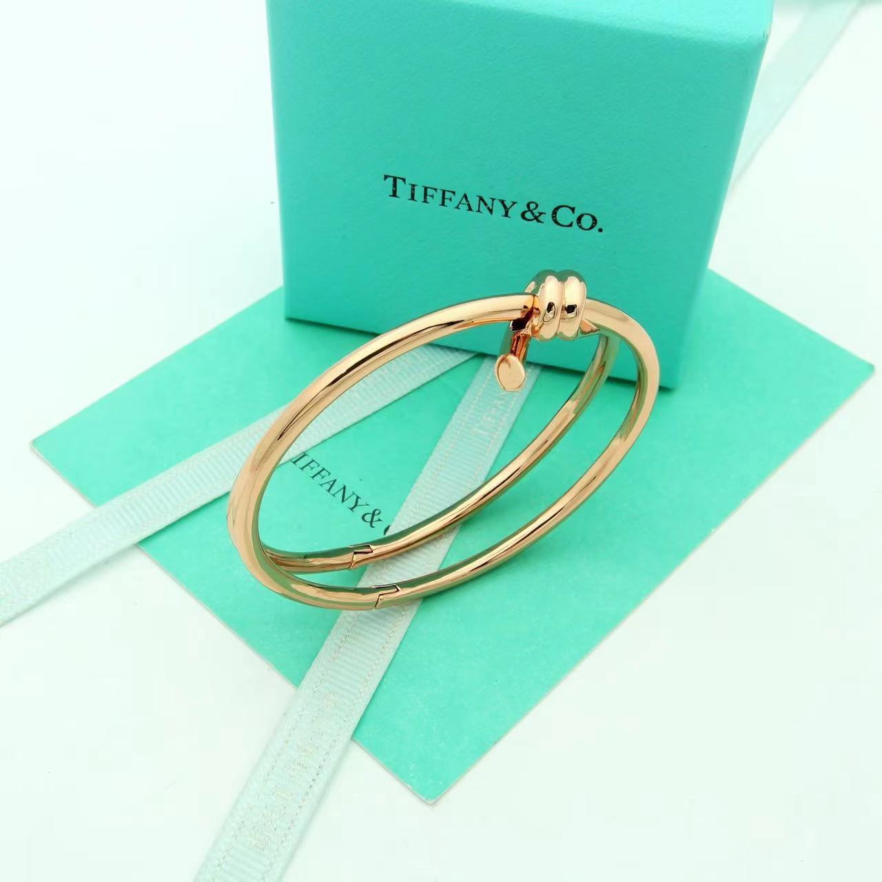 Tiffany&CO Tiffany Knot Double Row Hinged Bangle  - PerfectKickZ