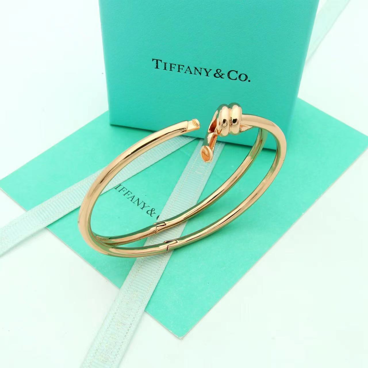Tiffany&CO Tiffany Knot Double Row Hinged Bangle  - PerfectKickZ