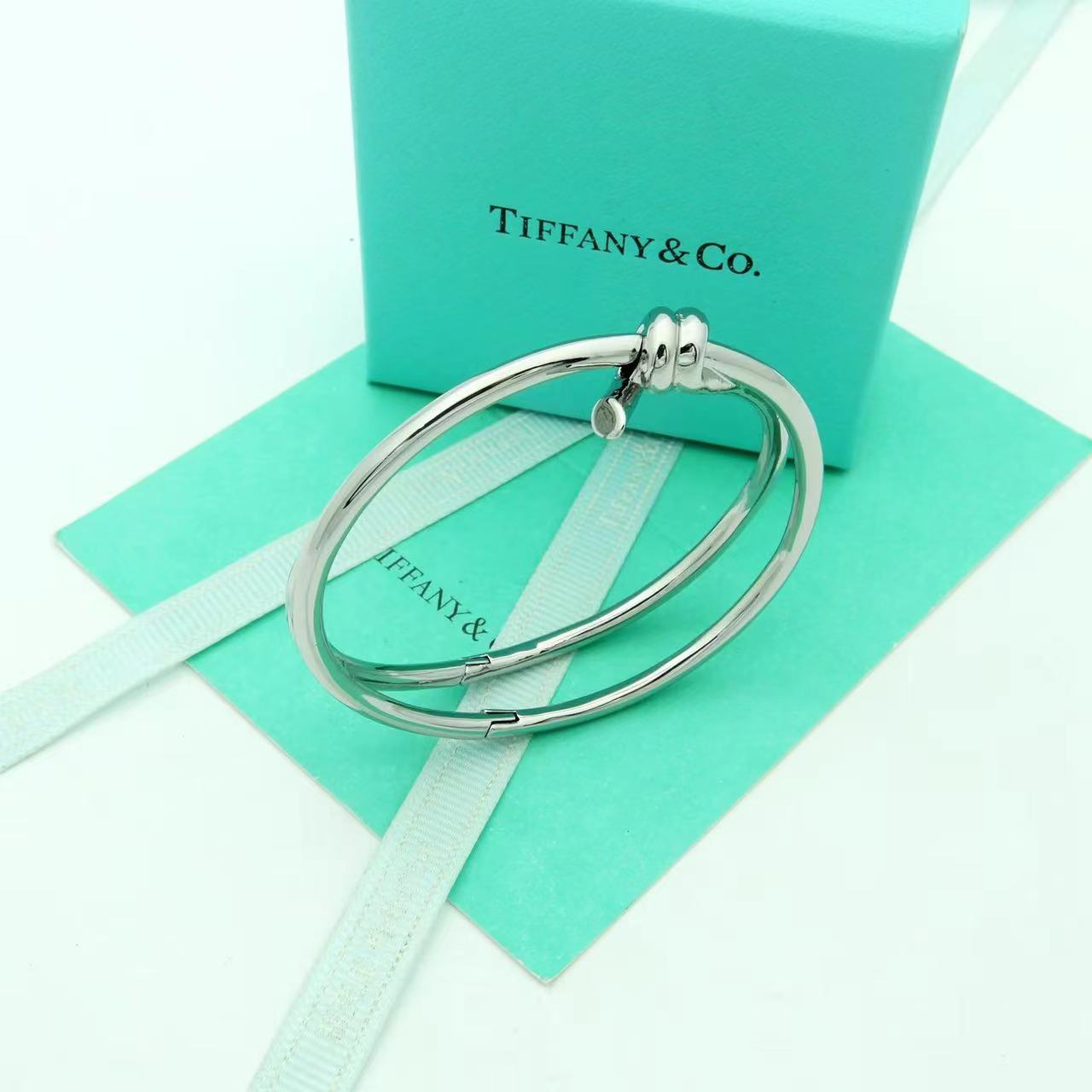 Tiffany&CO Tiffany Knot Double Row Hinged Bangle  - PerfectKickZ