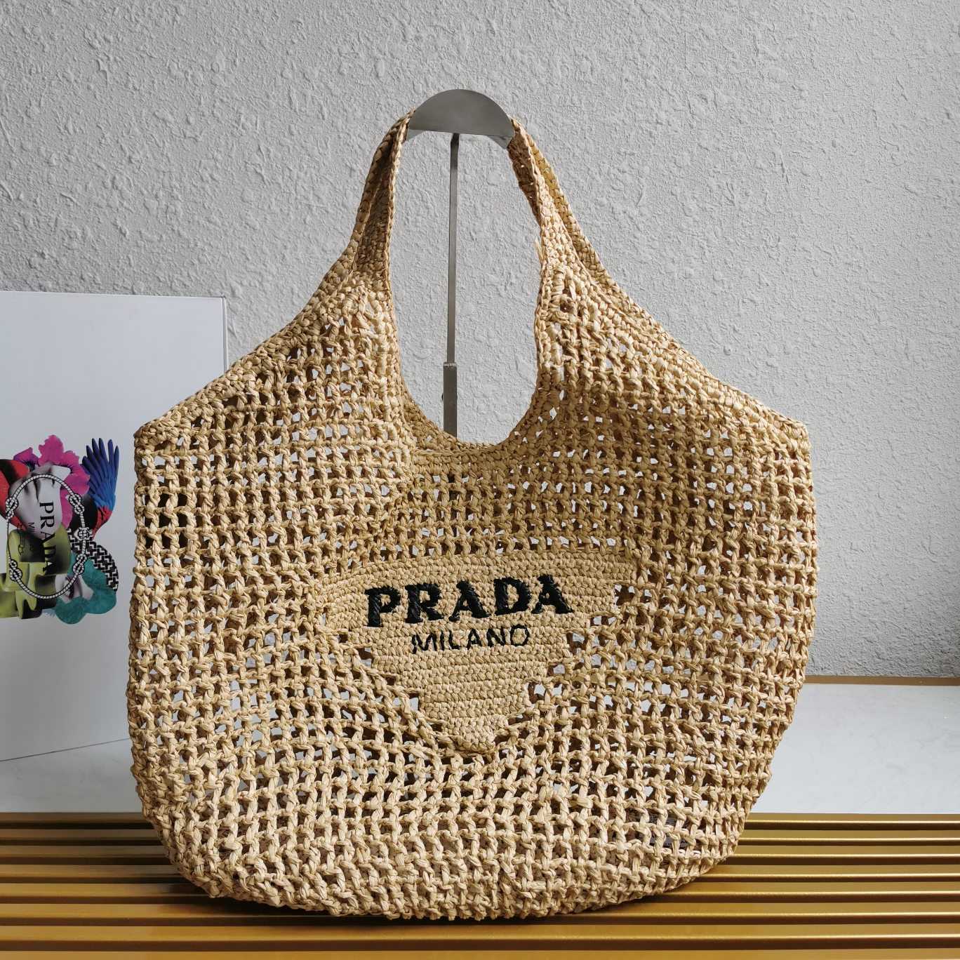 Prada Crochet Tote Bag - PerfectKickZ