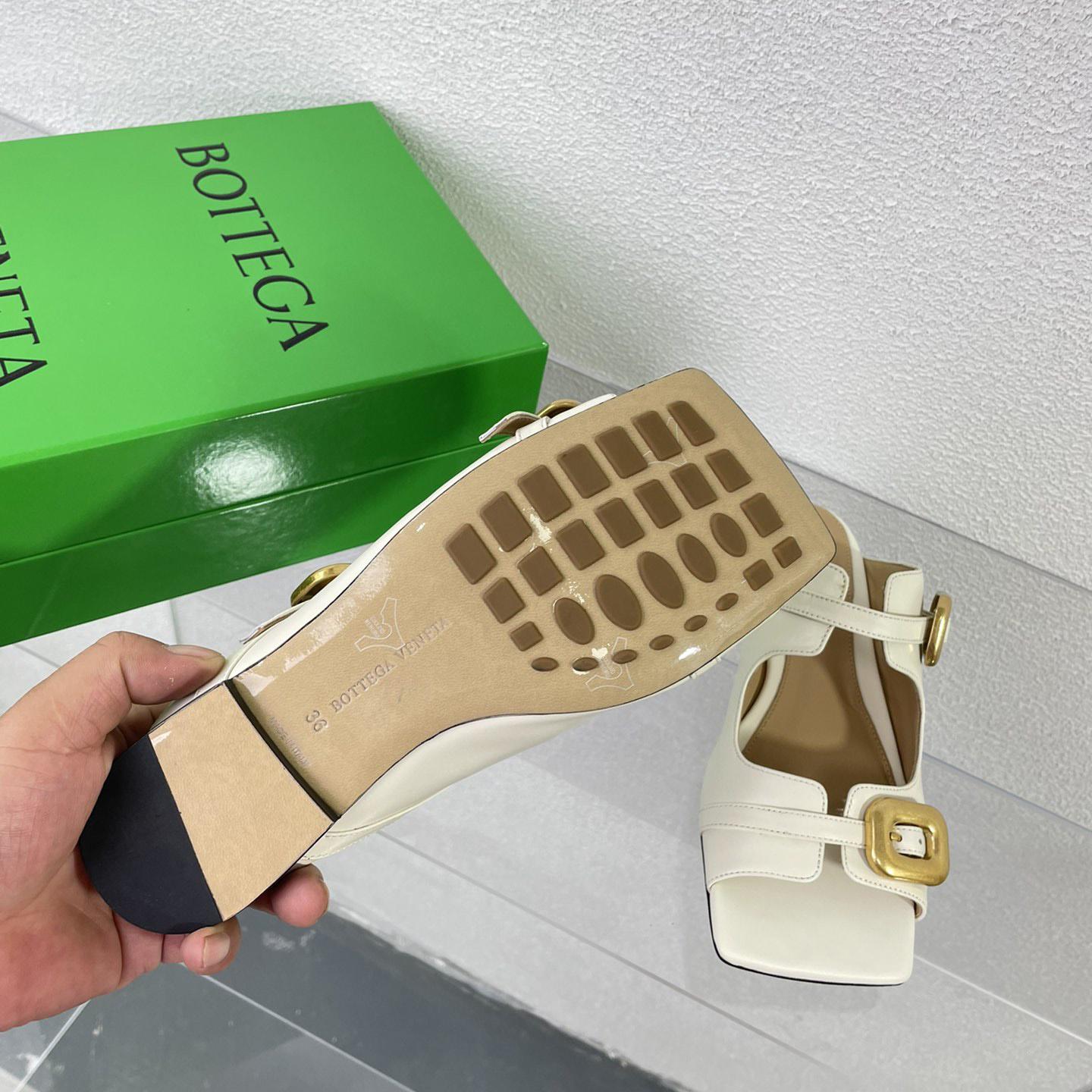 Bottega Veneta Stretch Buckle Mule Sandal Flat - PerfectKickZ