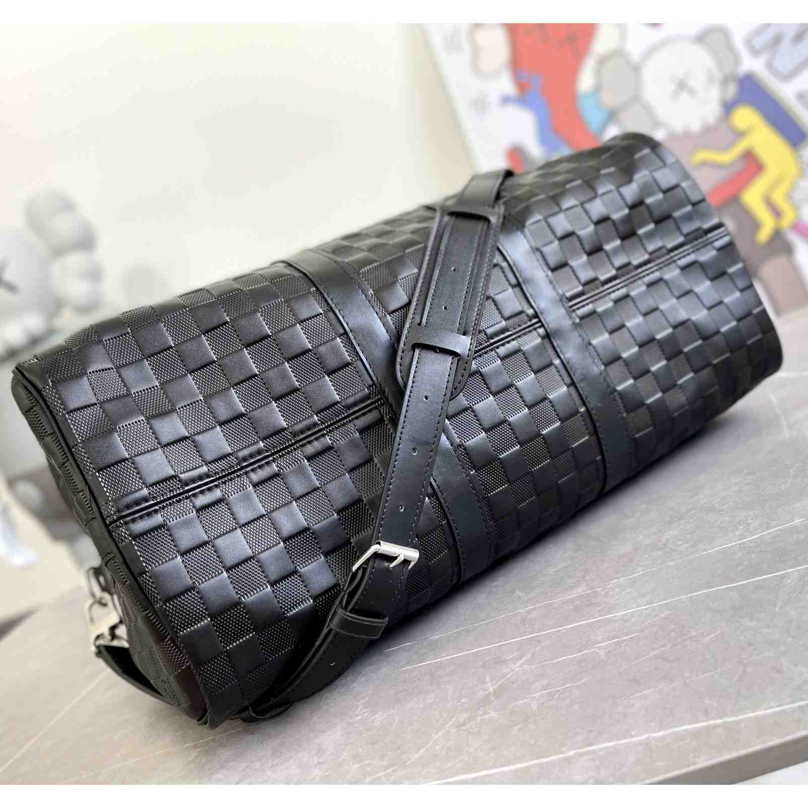 Louis Vuitton Keepall Bandoulière 50 Black    N41145 - PerfectKickZ