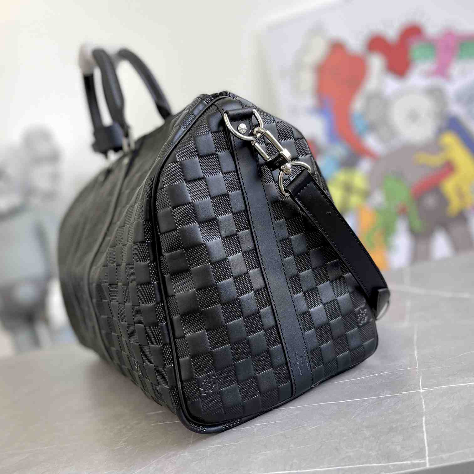 Louis Vuitton Keepall Bandoulière 50 Black    N41145 - PerfectKickZ