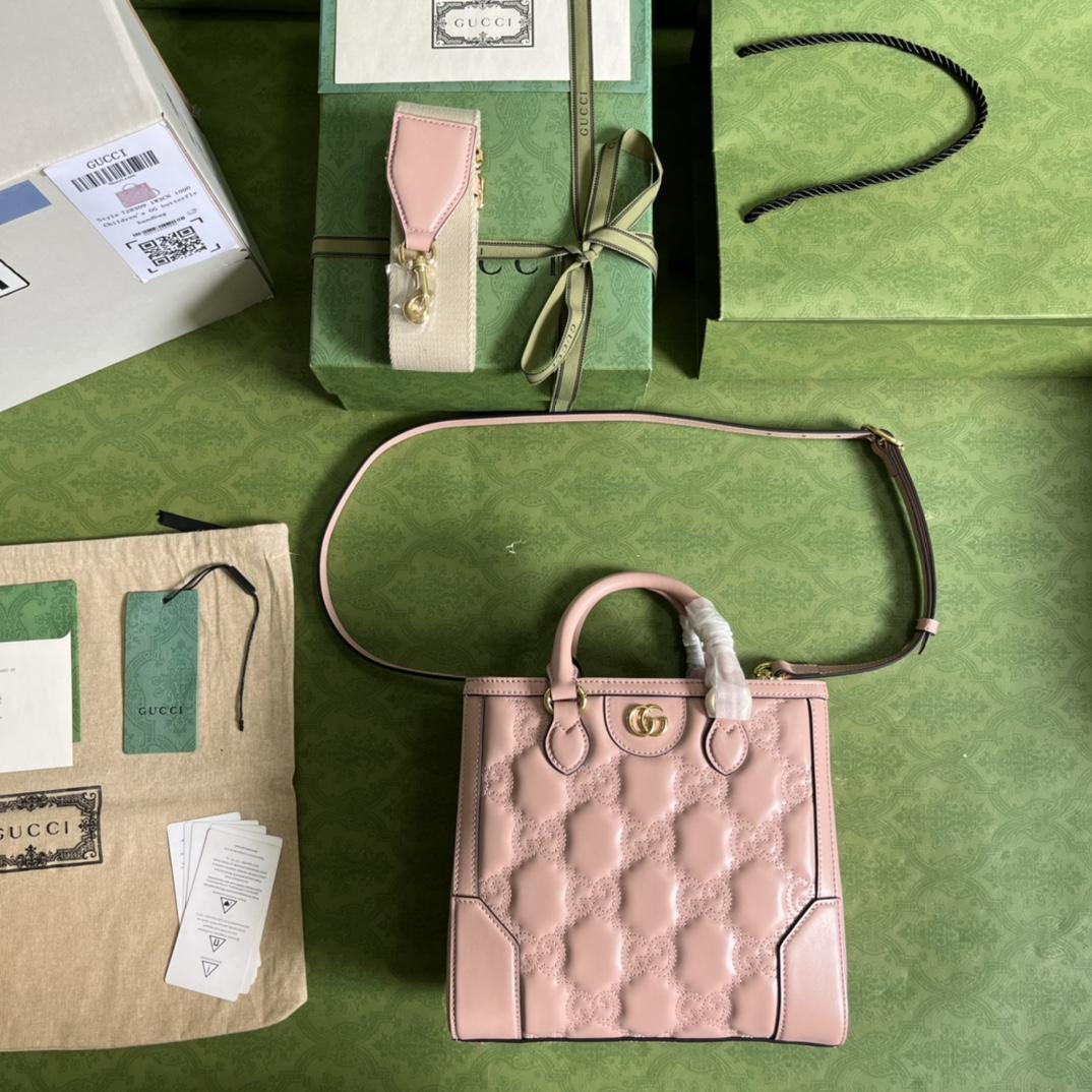 Gucci GG Matelasse MIni Top Handle Bag  (23x 22x 10cm) - PerfectKickZ