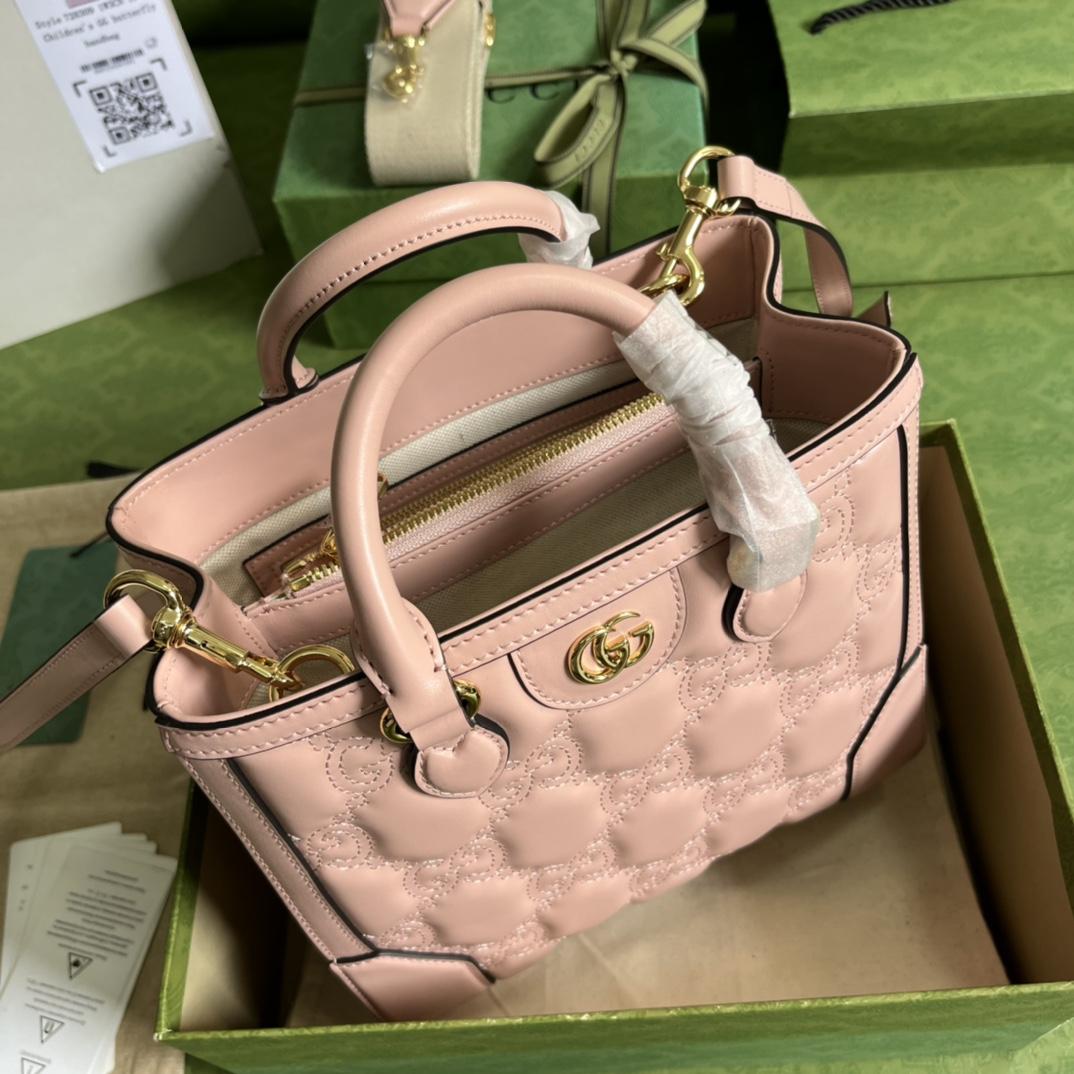 Gucci GG Matelasse MIni Top Handle Bag  (23x 22x 10cm) - PerfectKickZ