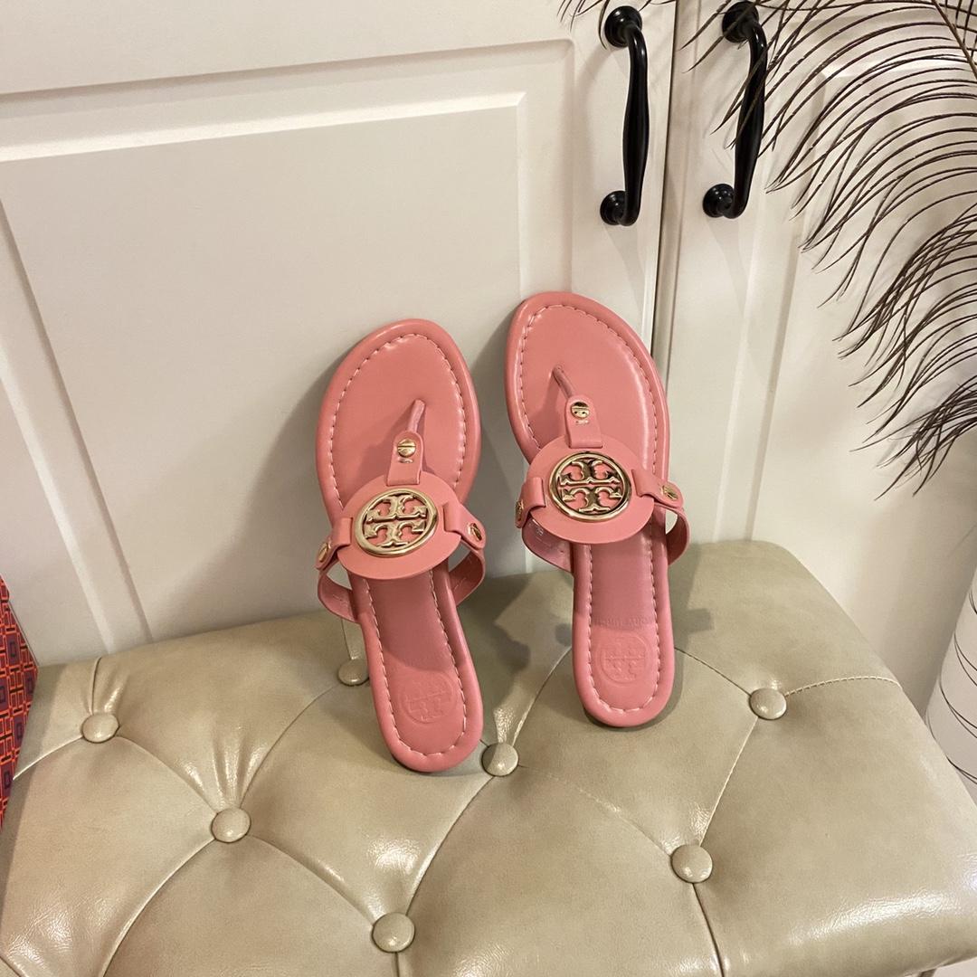 Tory Burch Leather Thong Sandals  - PerfectKickZ