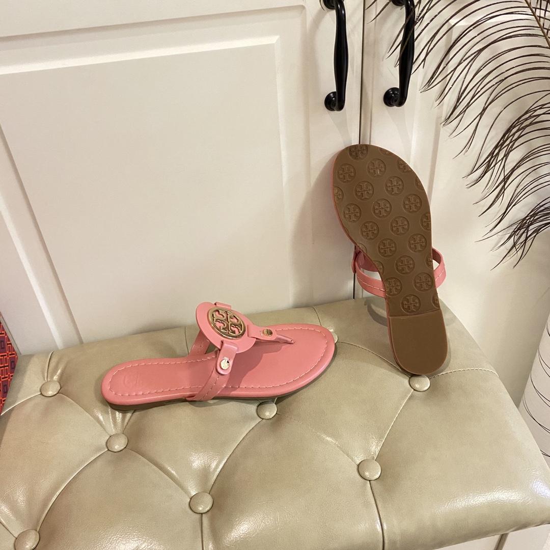 Tory Burch Leather Thong Sandals  - PerfectKickZ