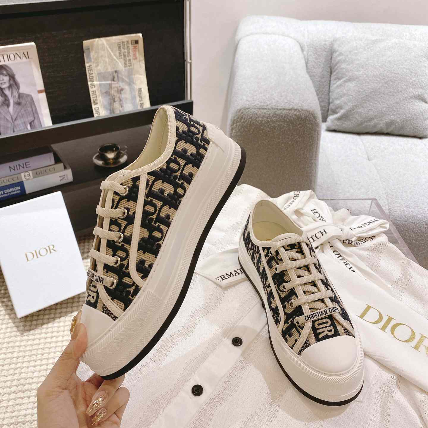 Dior Walk'n'Dior Platform Sneaker - PerfectKickZ