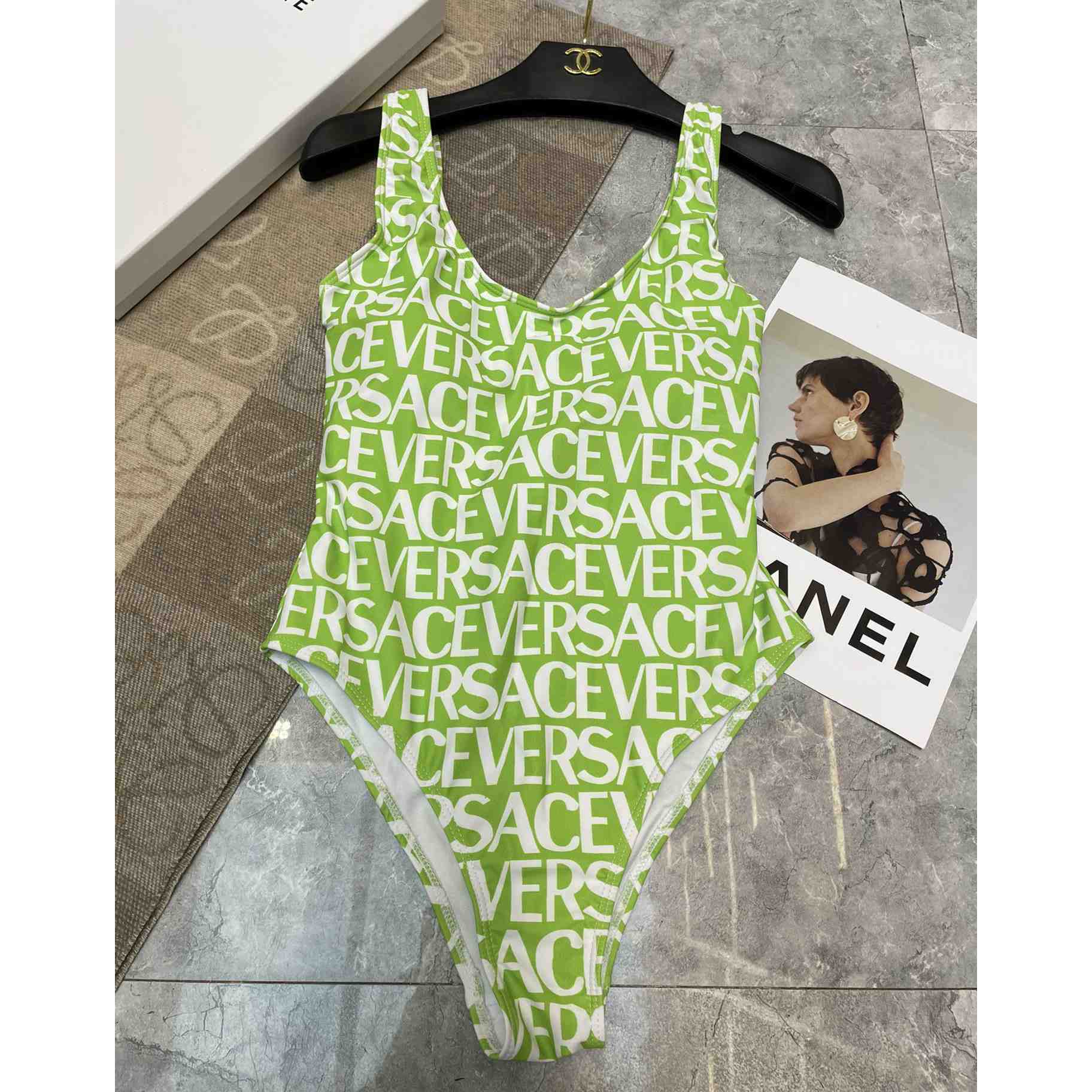 Versace Allover One-Piece Swimsuit - PerfectKickZ