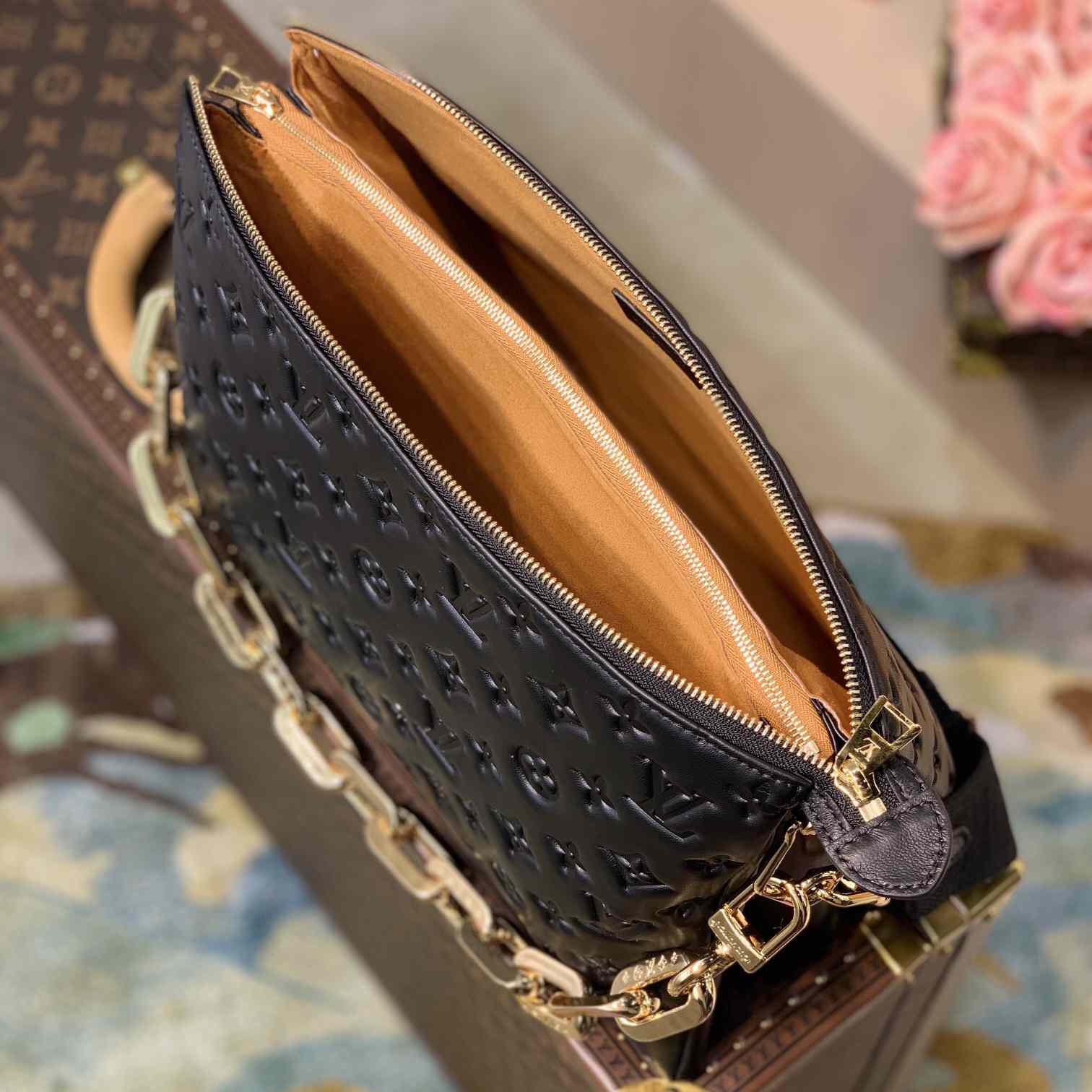 Louis Vuitton Coussin PM Black Lamb (34 x 24 x 12cm)    M57783 - PerfectKickZ