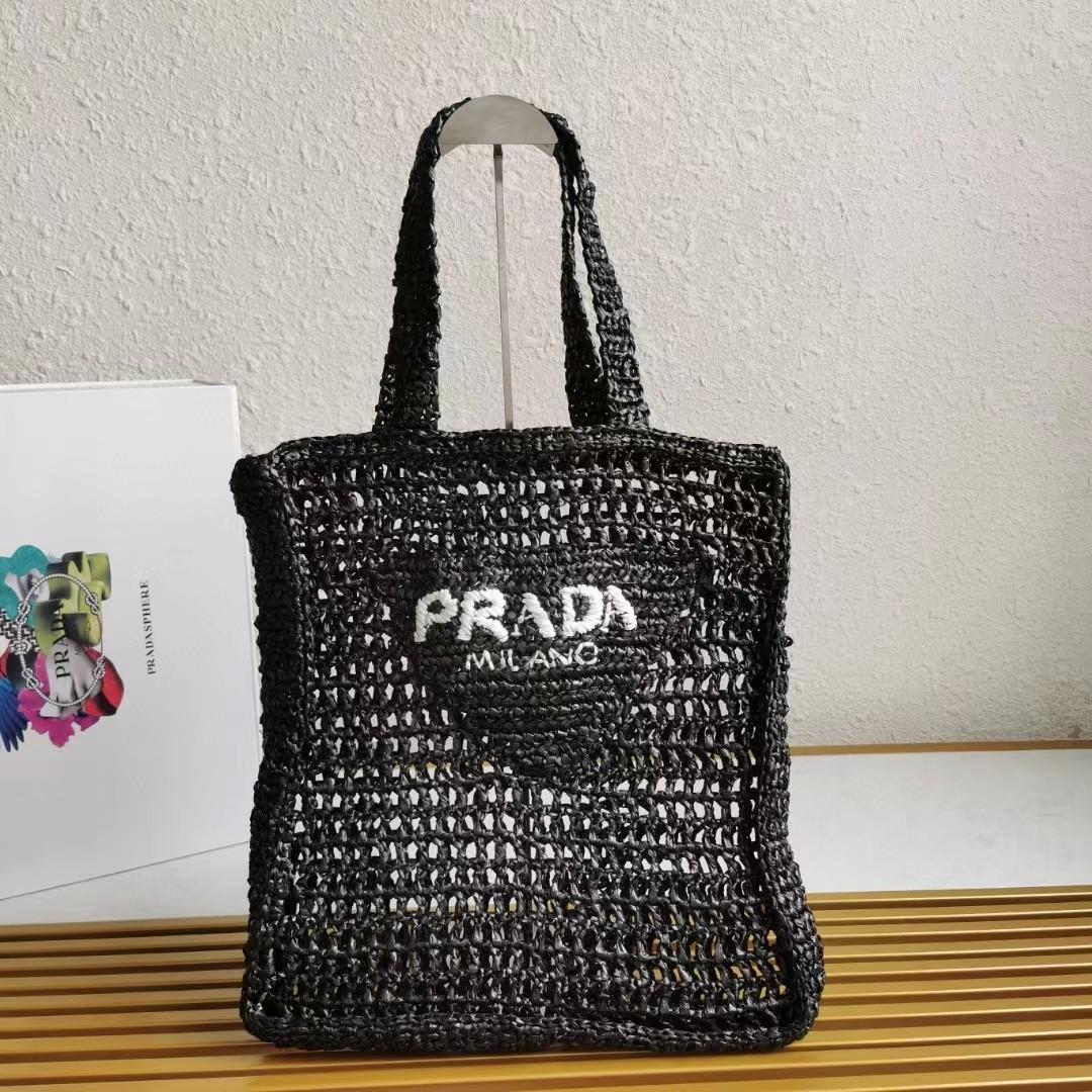 Prada Crochet Tote Bag  - PerfectKickZ