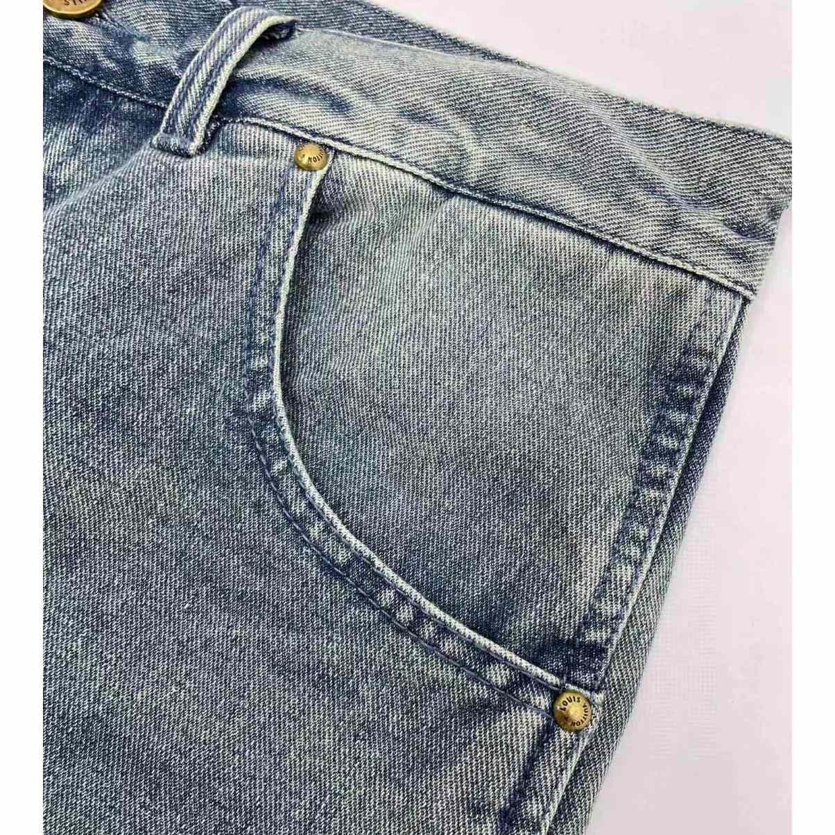 Louis Vuitton Denim Carpenter Shorts    1ABJ7D - PerfectKickZ