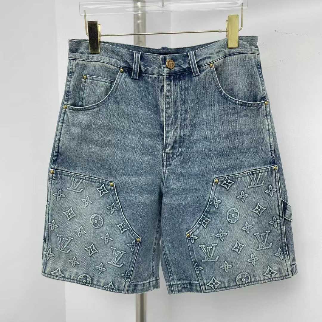 Louis Vuitton Denim Carpenter Shorts    1ABJ7D - PerfectKickZ