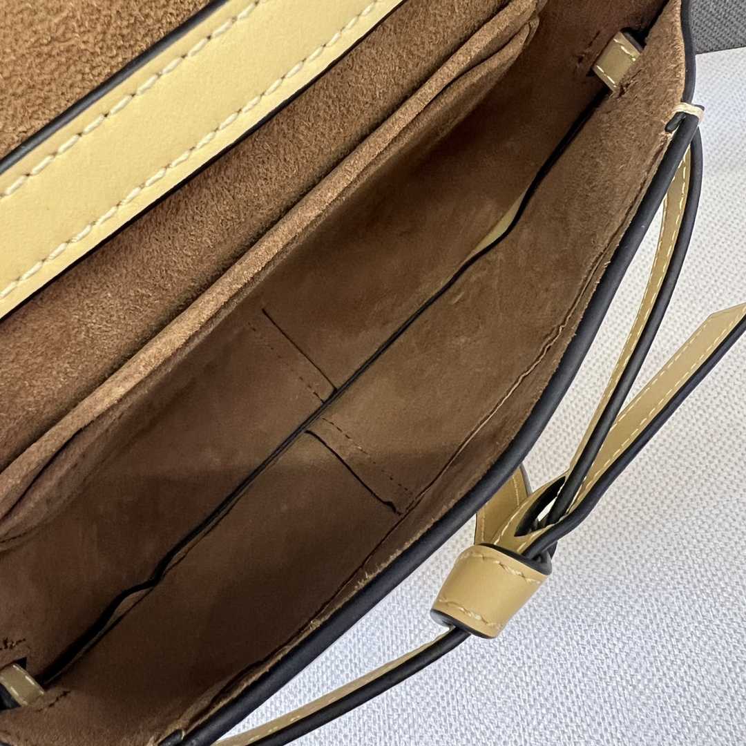 Loewe Mini Gate Dual Bag In Soft Calfskin And Jacquard - PerfectKickZ