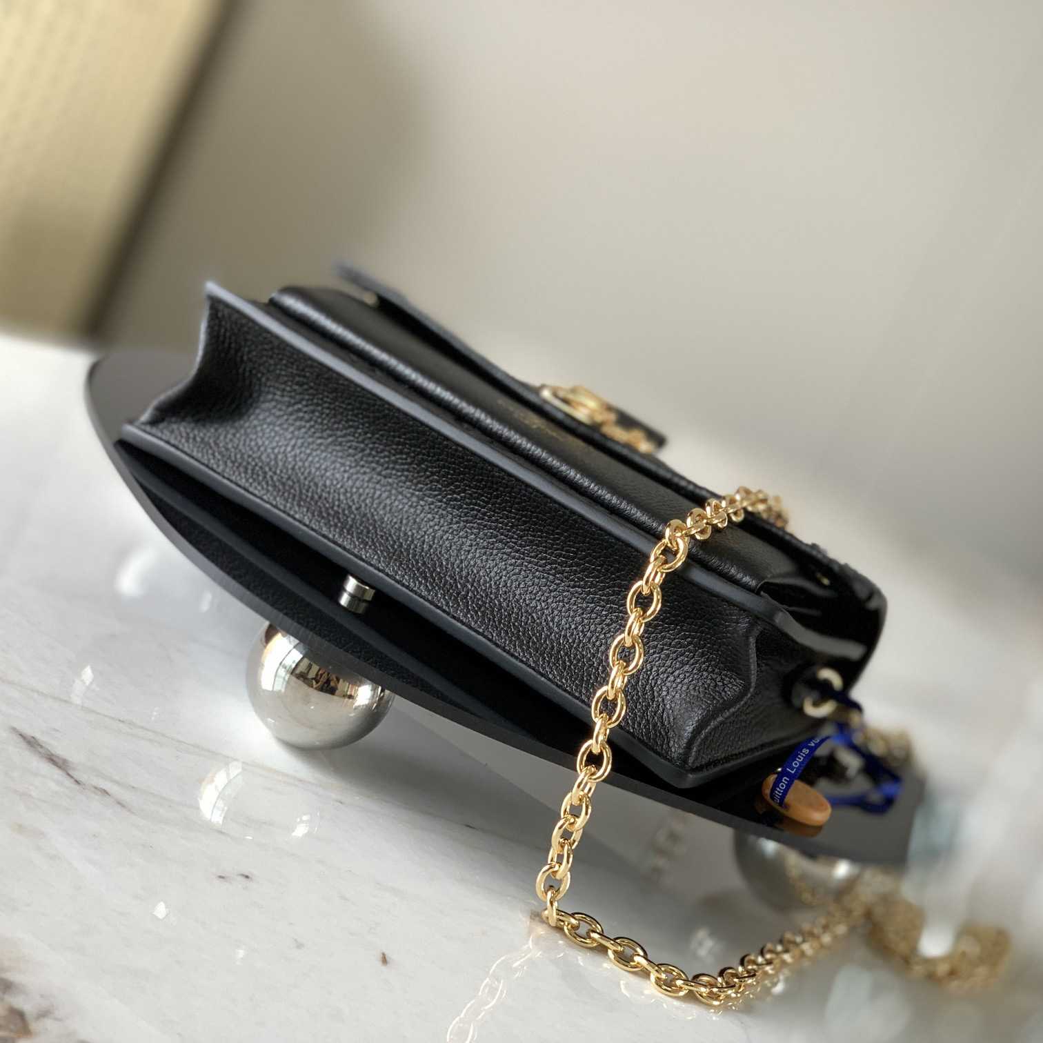 Louis Vuitton Black Monogram Empreinte Leather Vavin Wallet On Chain (19x 12.5 x 4 cm)    M67839 - PerfectKickZ