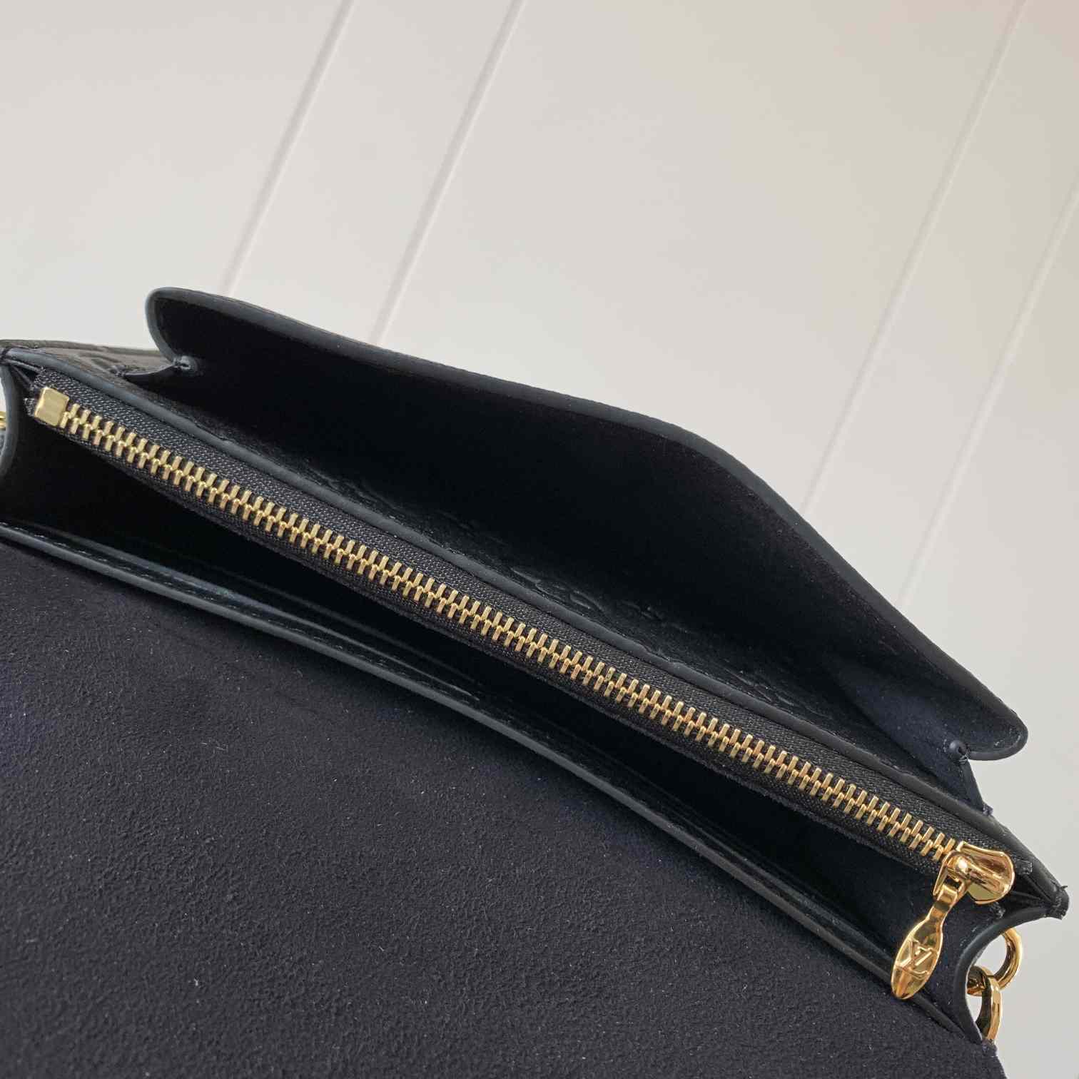 Louis Vuitton Black Monogram Empreinte Leather Vavin Wallet On Chain (19x 12.5 x 4 cm)    M67839 - PerfectKickZ