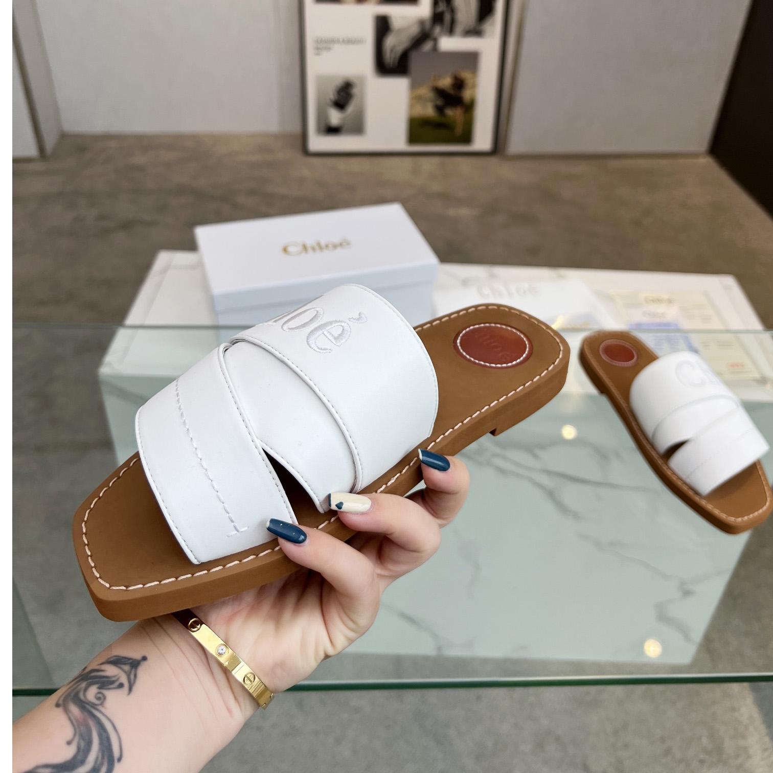 Chloe Woody Flat Mule - 