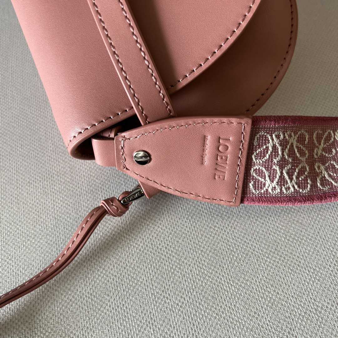 Loewe Mini Gate Dual Bag In Soft Calfskin And Jacquard - 