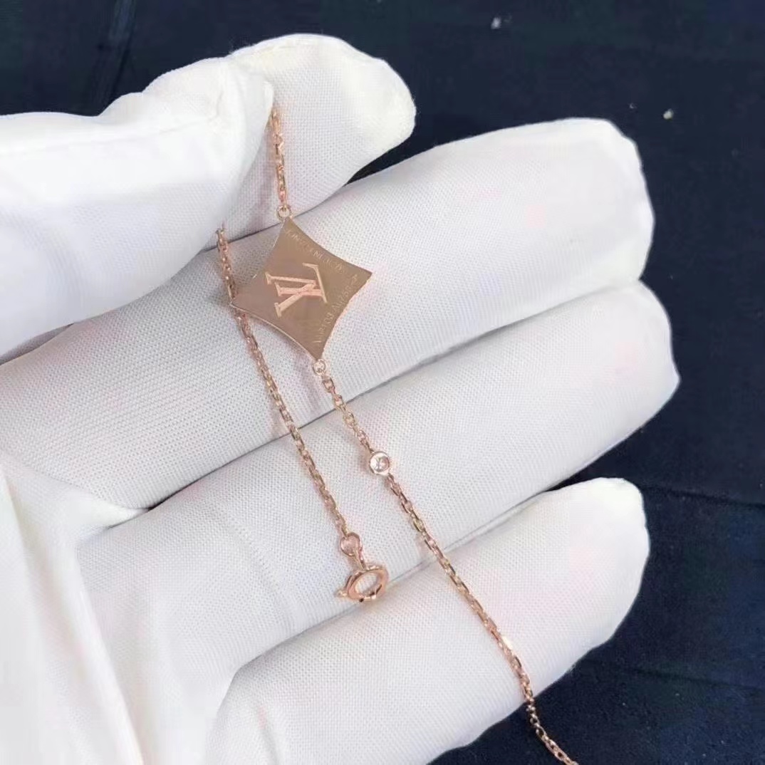 Louis Vuitton Color Blossom Star Bracelet, Pink Gold And White Mother-of-pearl   Q95466 - PerfectKickZ
