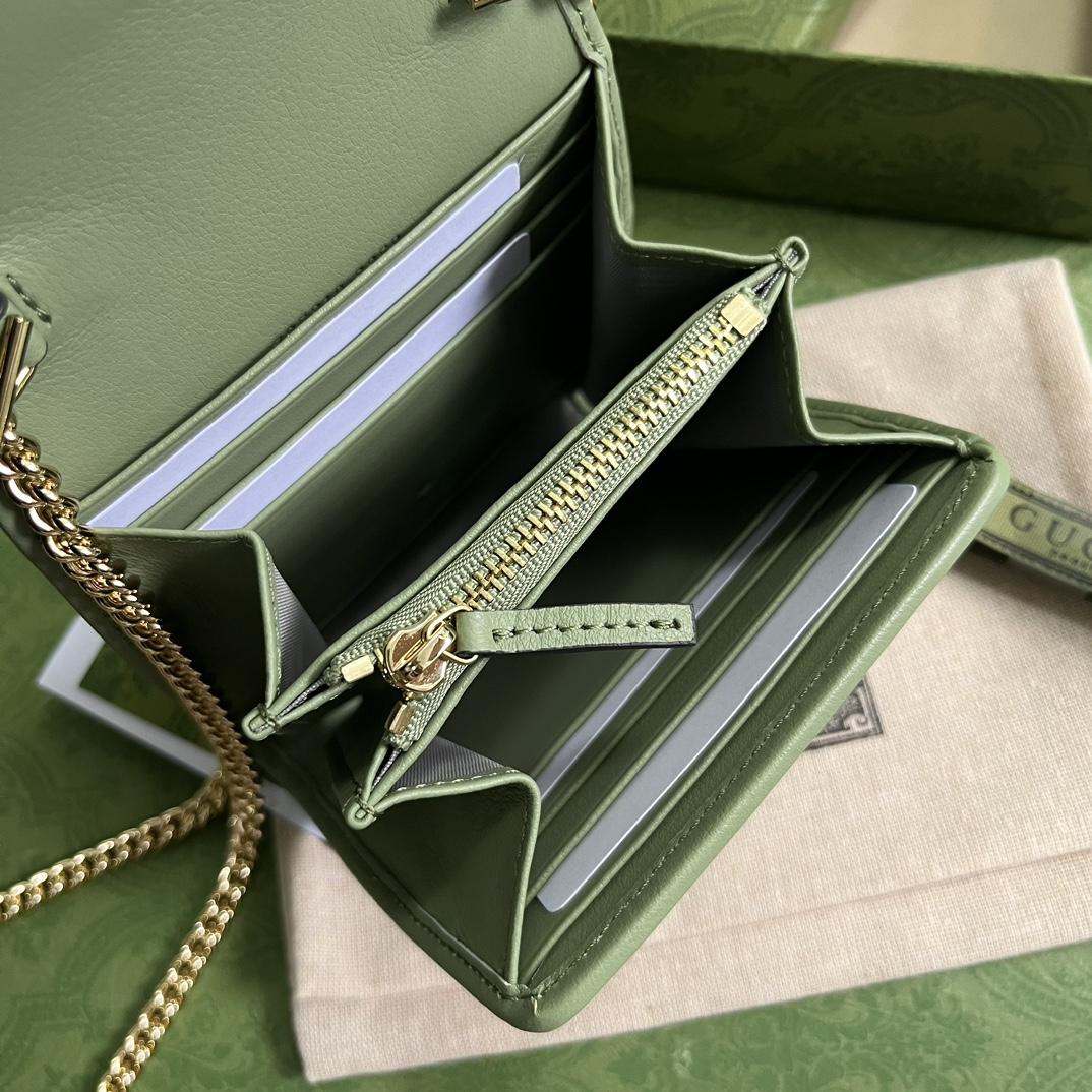 Gucci Blondie Medium Chain Wallet(12.5-11-2.5cm) - PerfectKickZ