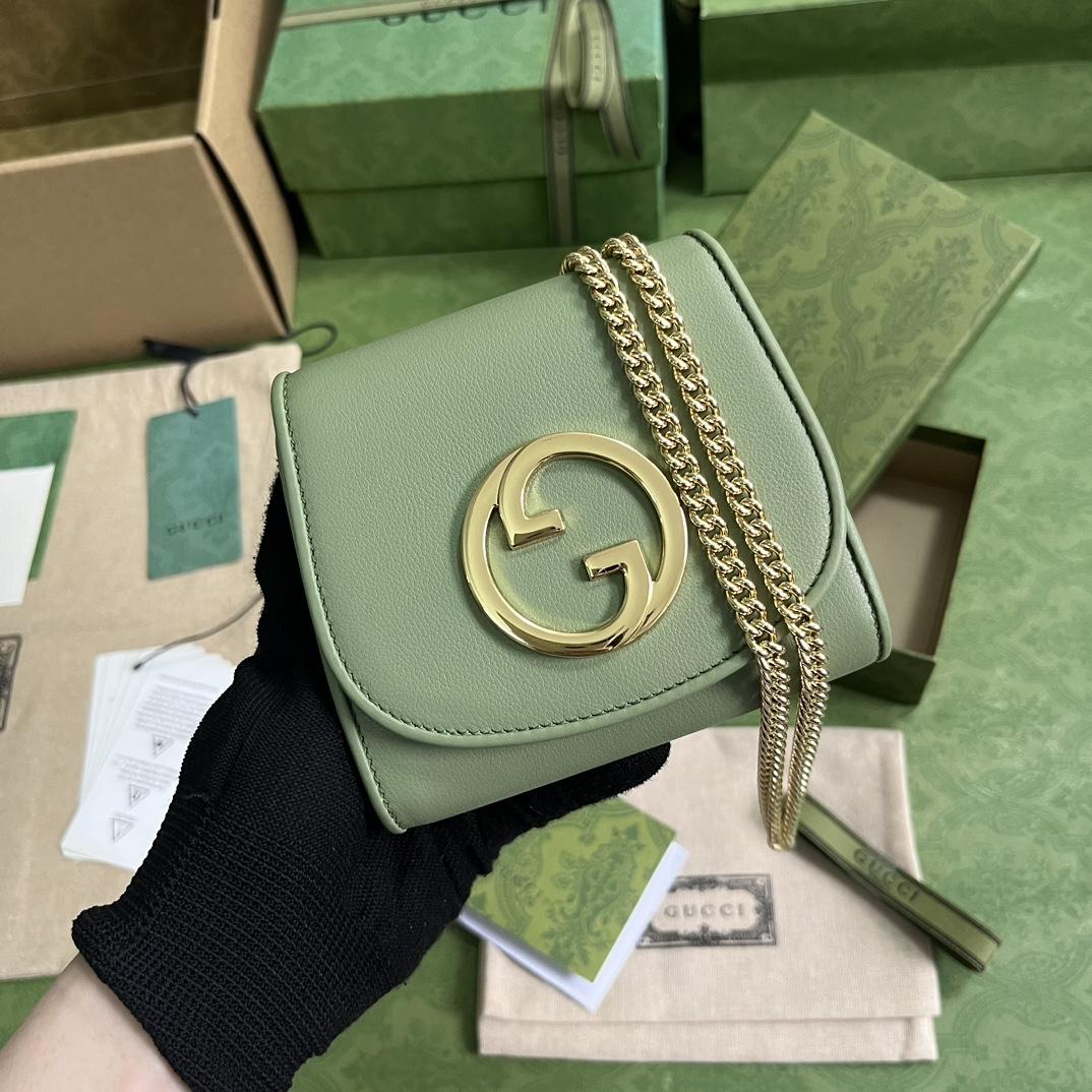 Gucci Blondie Medium Chain Wallet(12.5-11-2.5cm) - PerfectKickZ
