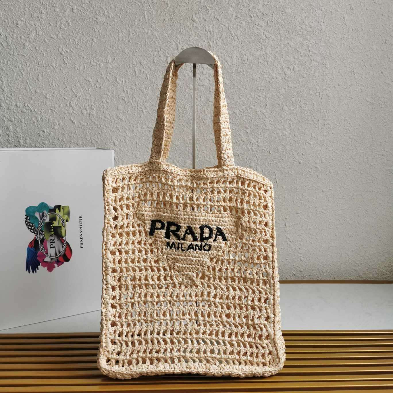 Prada Crochet Tote Bag - PerfectKickZ