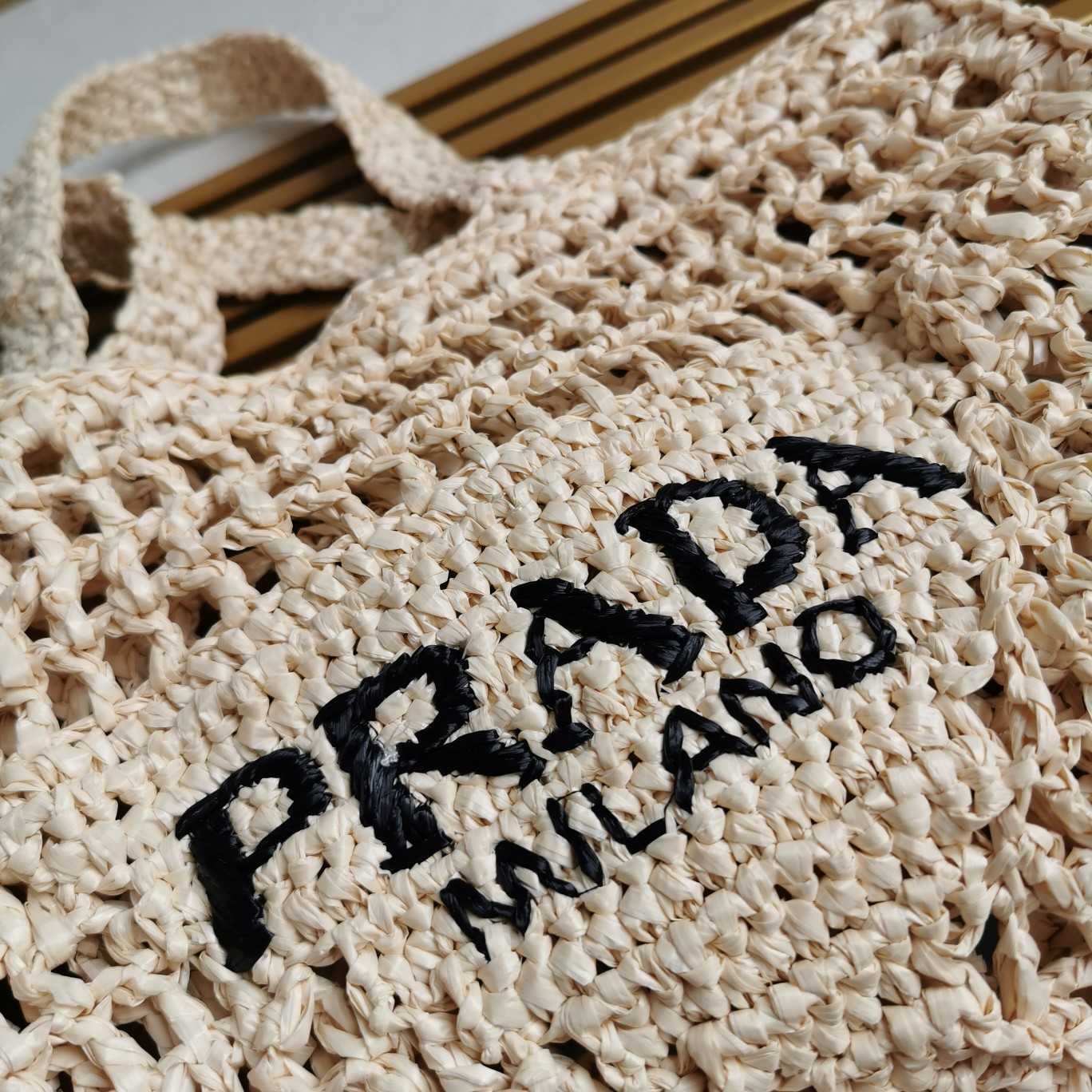 Prada Crochet Tote Bag - PerfectKickZ
