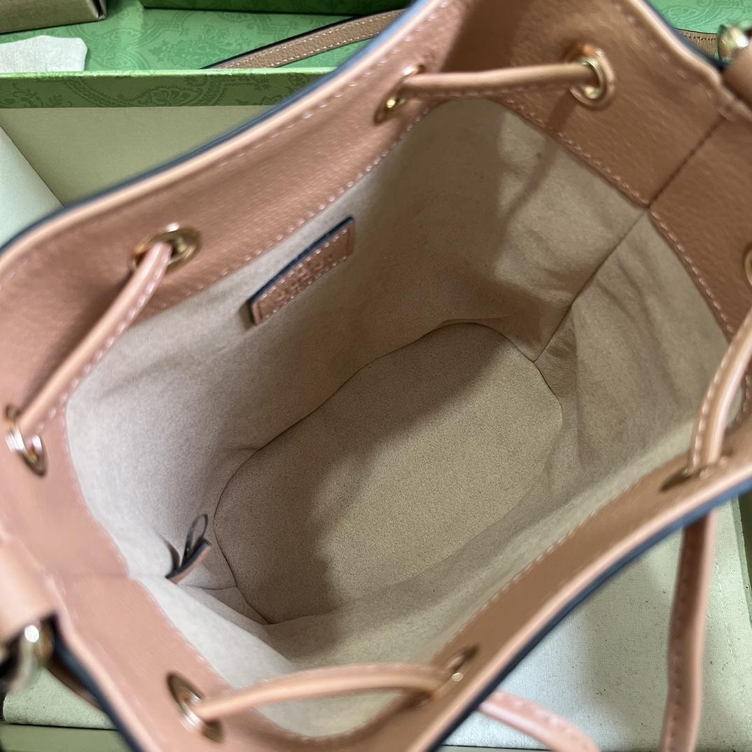 Gucci Ophidia Mini Bucket Bag  (15.5x 19x 9cm) - 