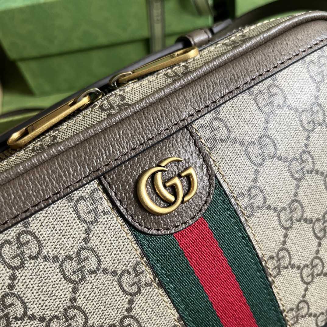 Gucci Ophidia Small Shoulder Bag With Web (24x 16x 7cm) - PerfectKickZ