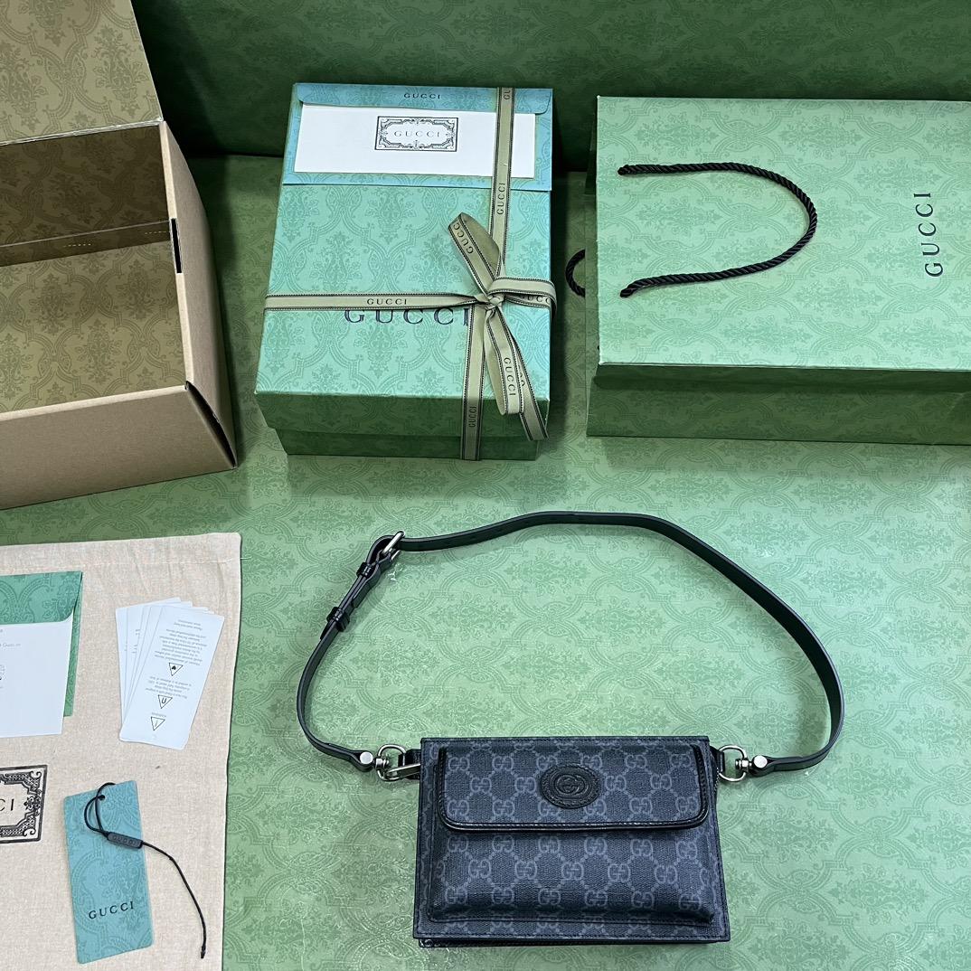 Gucci GG Belt Bag With Interlocking G (18-13-5cm) - 