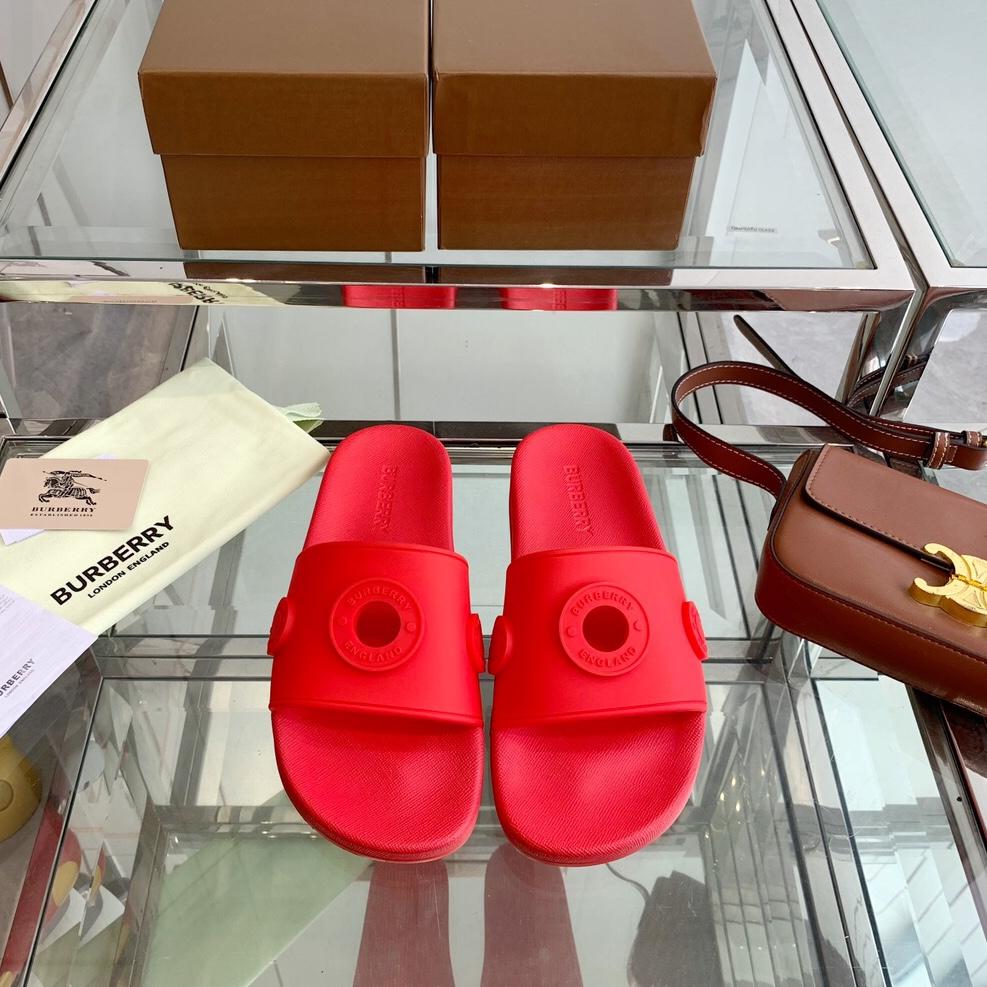 Burberry Eyelet Rubber Slide - PerfectKickZ