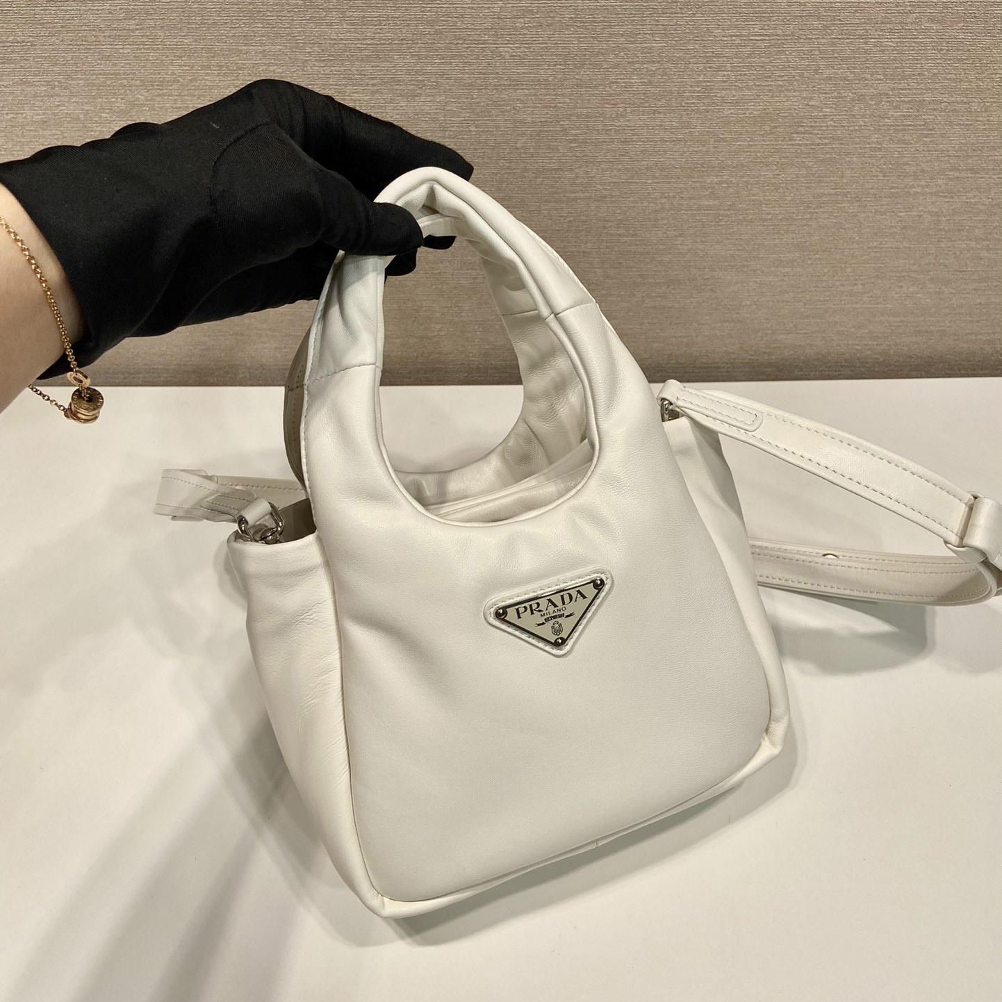 Prada Small padded Prada Soft Nappa-leather Bag - 