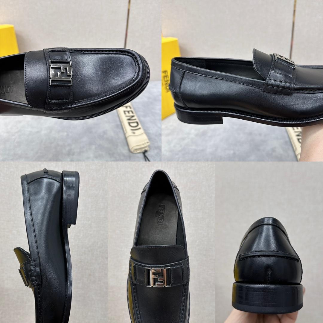 Fendi Men's Black Loafer - PerfectKickZ