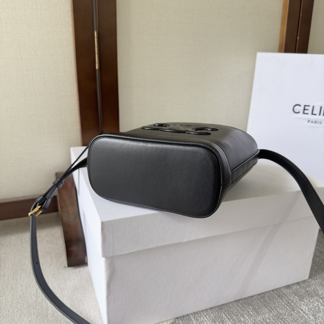 Celine Mini Bucket Cuir Triomphe In Smooth Calfskin  - PerfectKickZ
