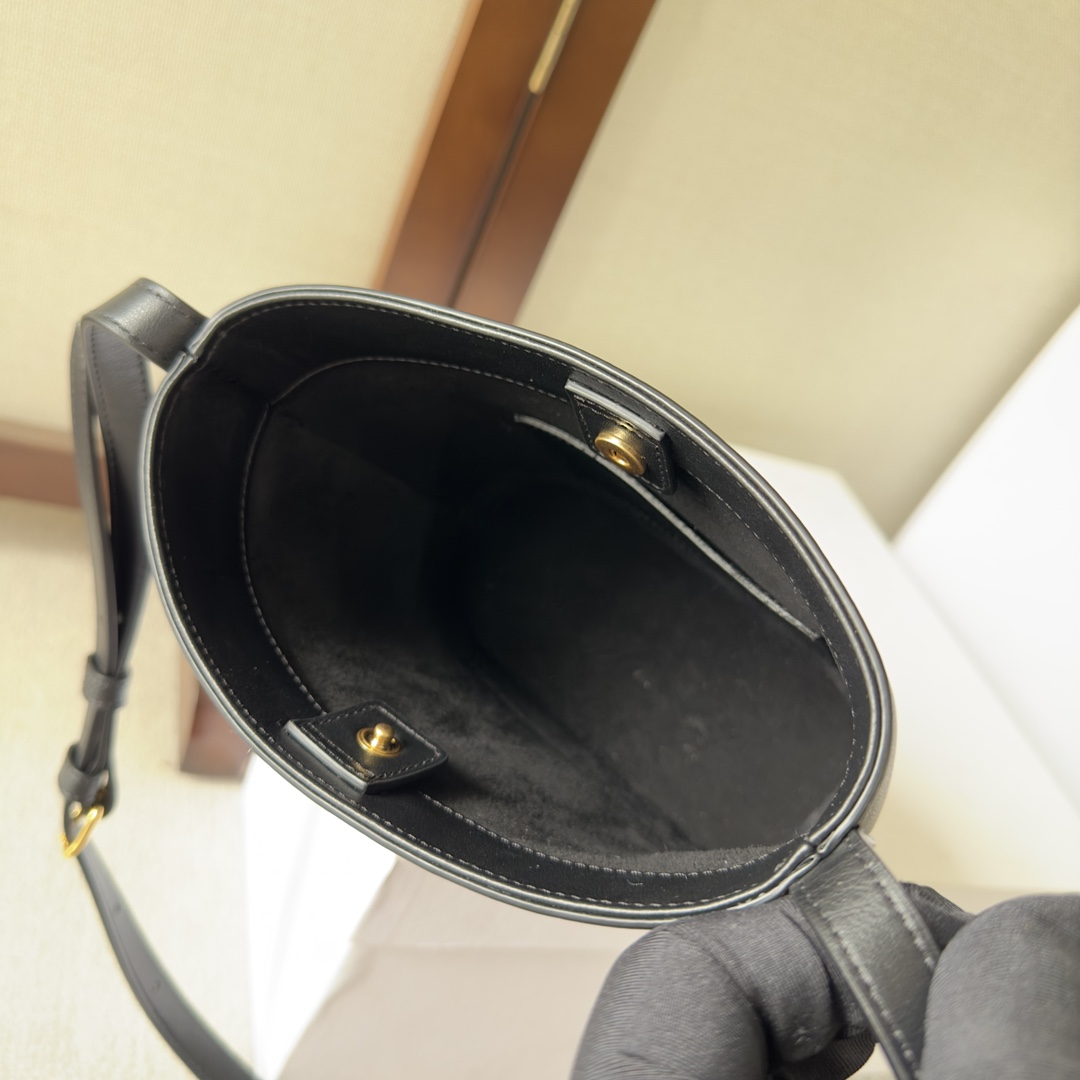 Celine Mini Bucket Cuir Triomphe In Smooth Calfskin  - PerfectKickZ