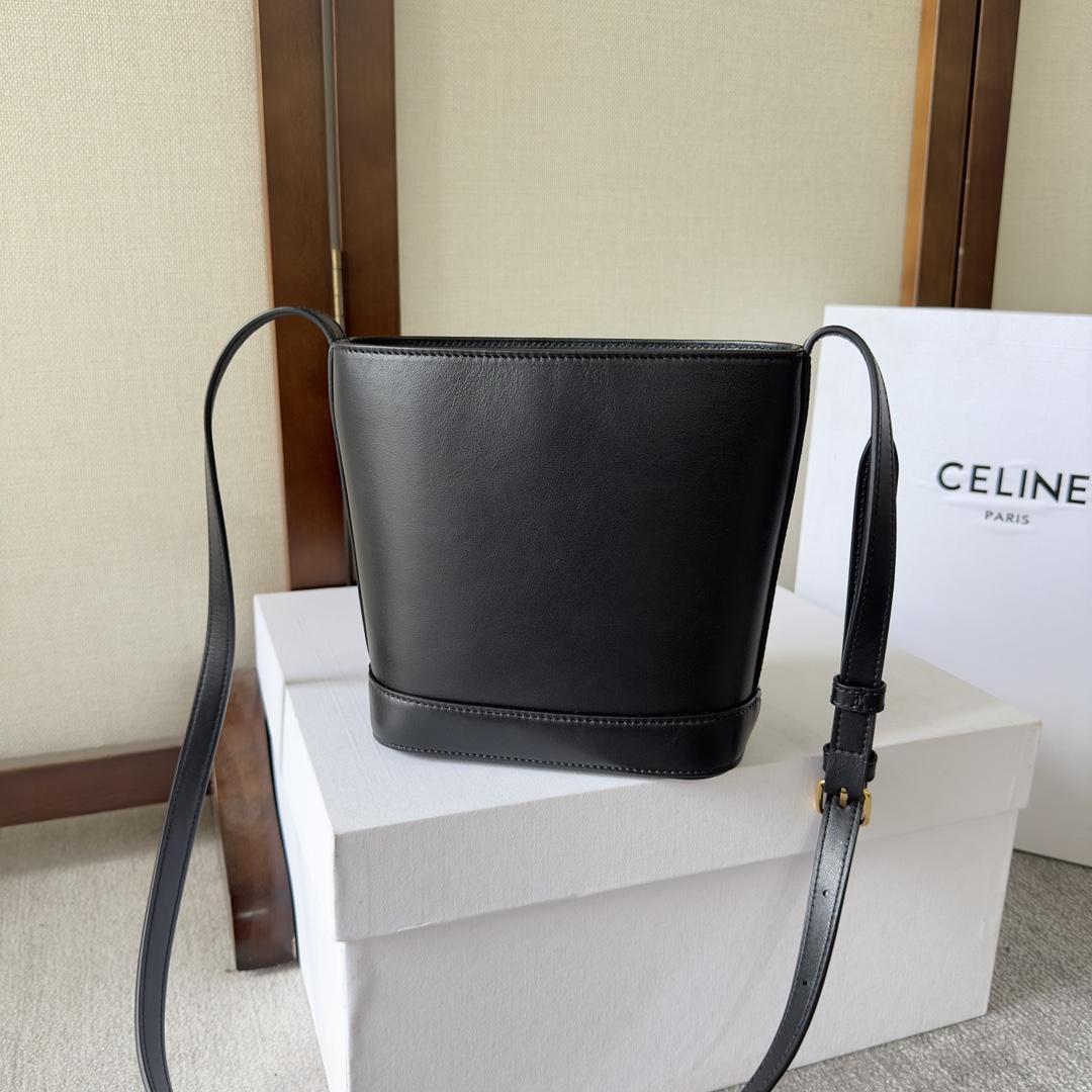 Celine Mini Bucket Cuir Triomphe In Smooth Calfskin  - PerfectKickZ
