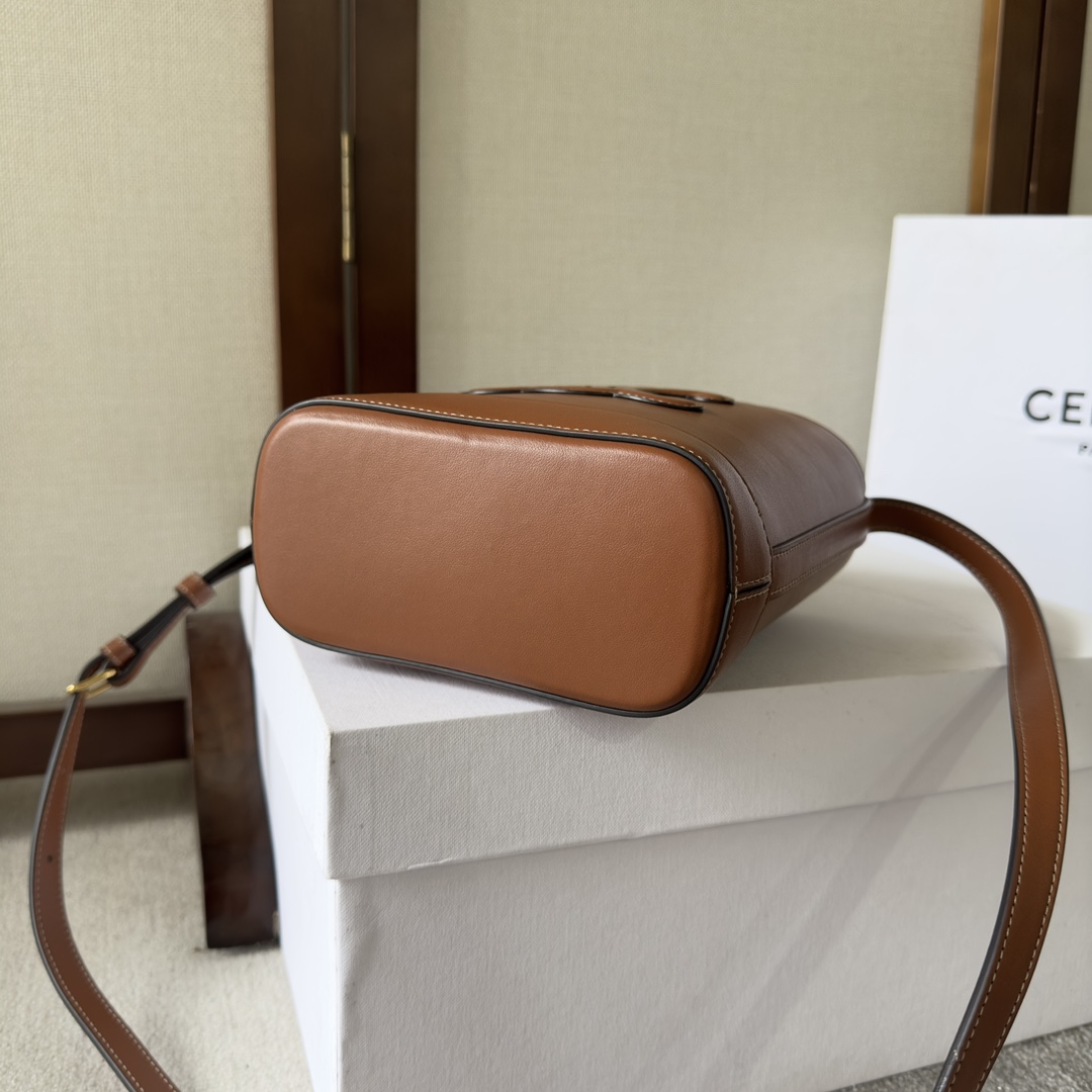 Celine Mini Bucket Cuir Triomphe In Smooth Calfskin  - PerfectKickZ
